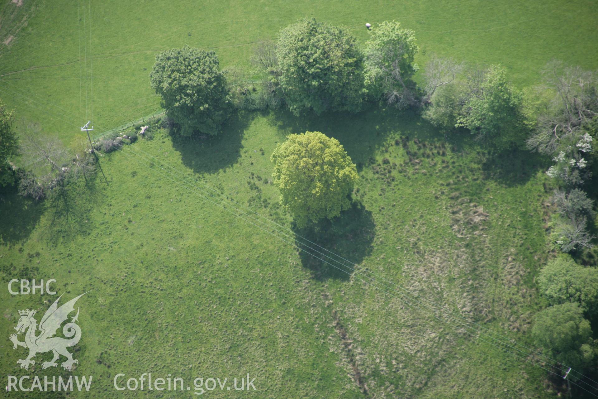 RCAHMW digital colour oblique photograph of Llanbedr Standing Stones. Taken on 17/05/2005 by T.G. Driver.