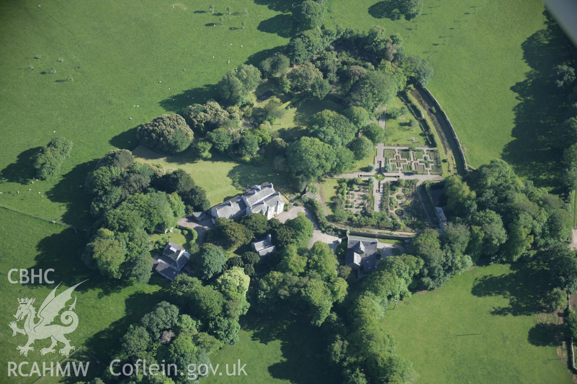 RCAHMW digital colour oblique photograph of St. Nidan's Church, Llanidan. Taken on 08/06/2005 by T.G. Driver.