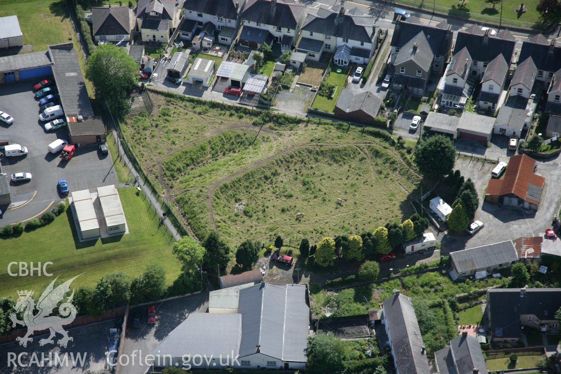 RCAHMW colour oblique aerial photograph of The Bulwarks from the north-east. Taken on 09 June 2005 by Toby Driver