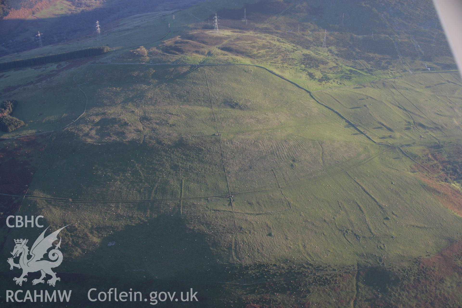 RCAHMW colour oblique aerial photograph of Ffridd Ddu North from the north-west. Taken on 21 November 2005 by Toby Driver