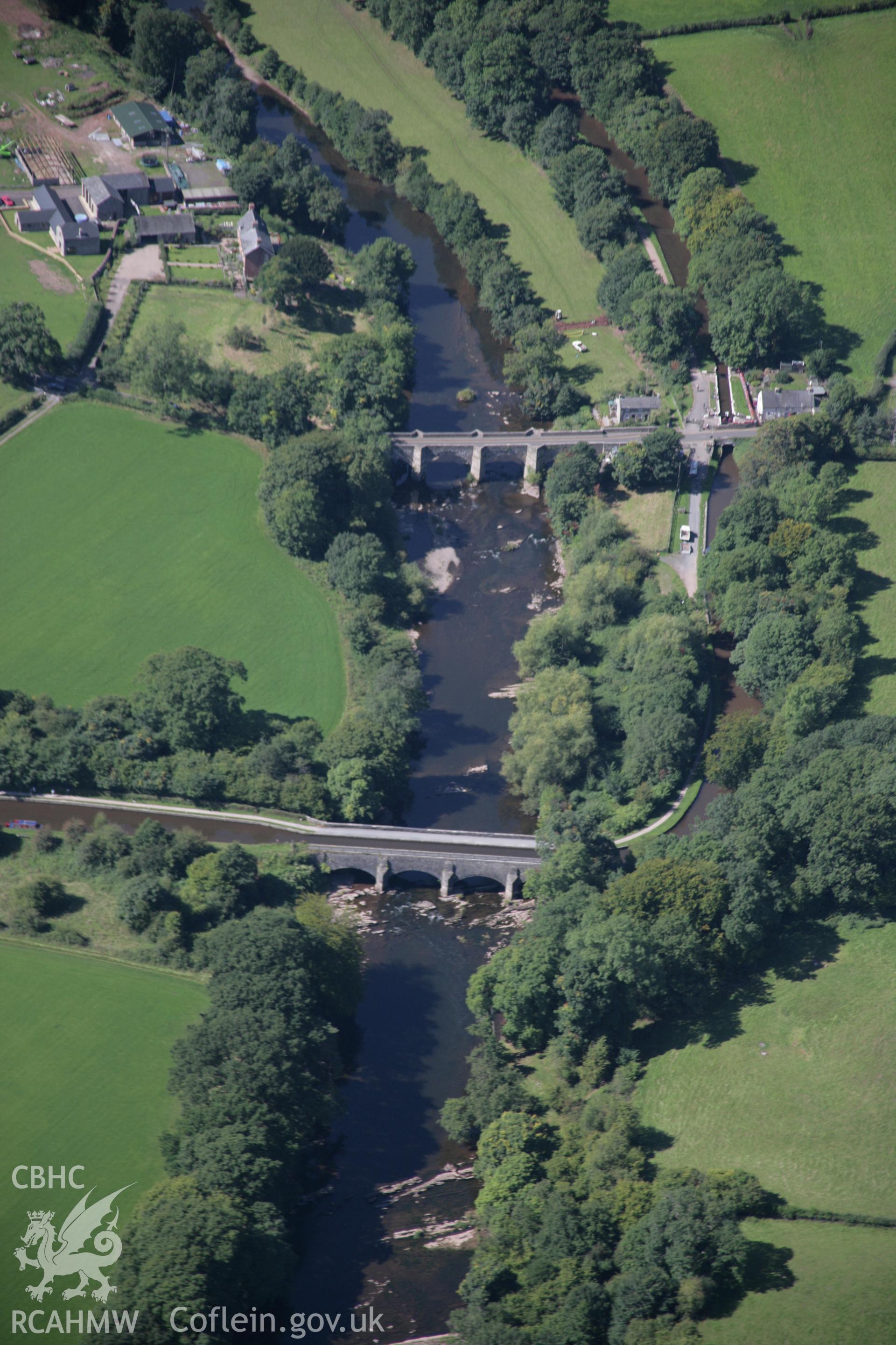 RCAHMW digital colour oblique photograph of Brynich Aqueduct. Taken on 02/09/2005 by T.G. Driver.