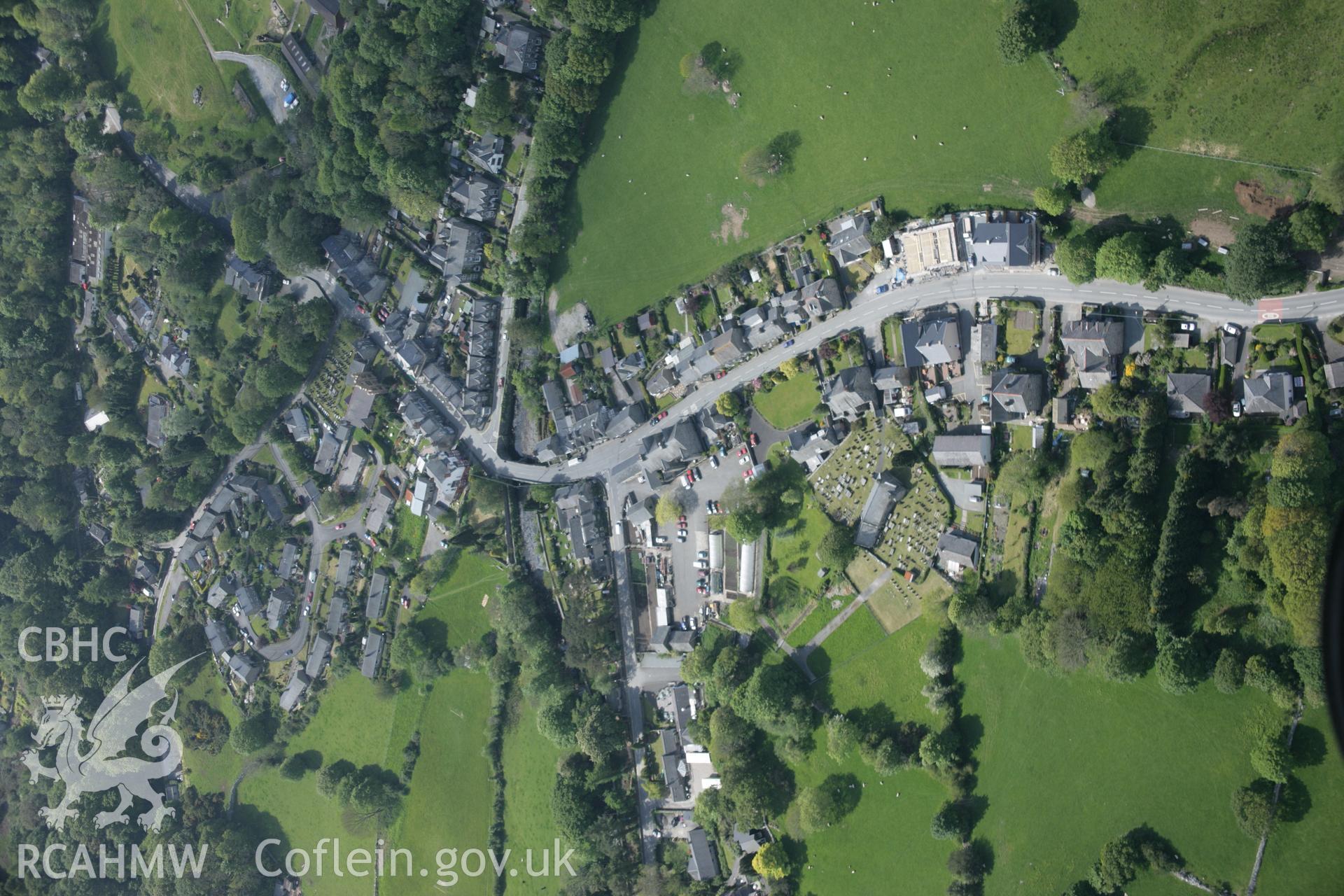 RCAHMW digital colour oblique photograph of Llanbedr. Taken on 17/05/2005 by T.G. Driver.