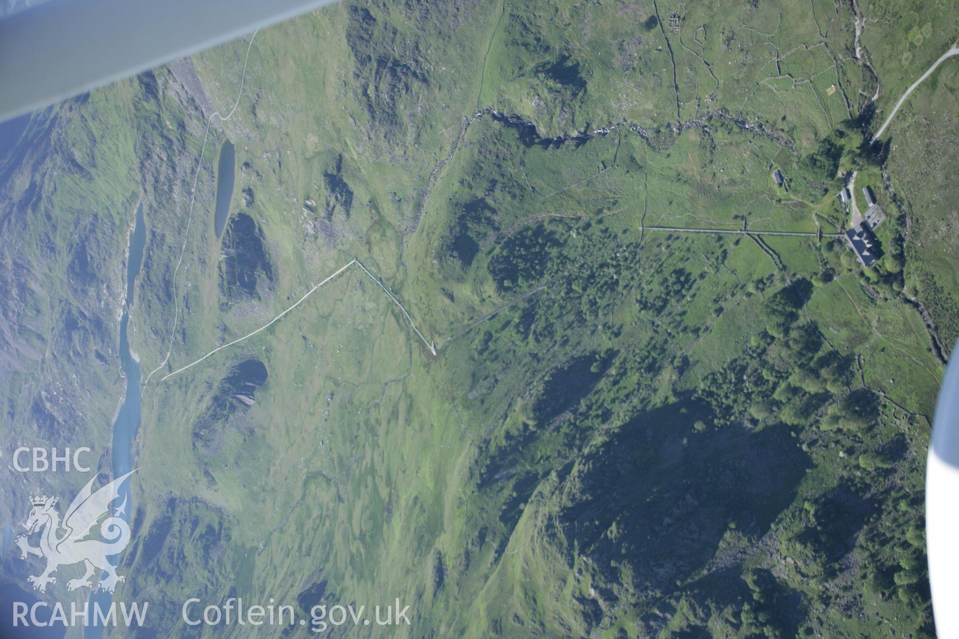 RCAHMW digital colour oblique photograph of Cwmdyli Hydroelectric Station. Taken on 08/06/2005 by T.G. Driver.