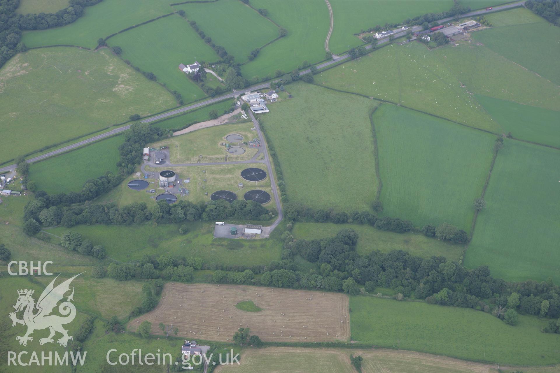 RCAHMW colour oblique photograph of Wat's Dyke, east of Padeswood. Taken by Toby Driver on 01/07/2008.