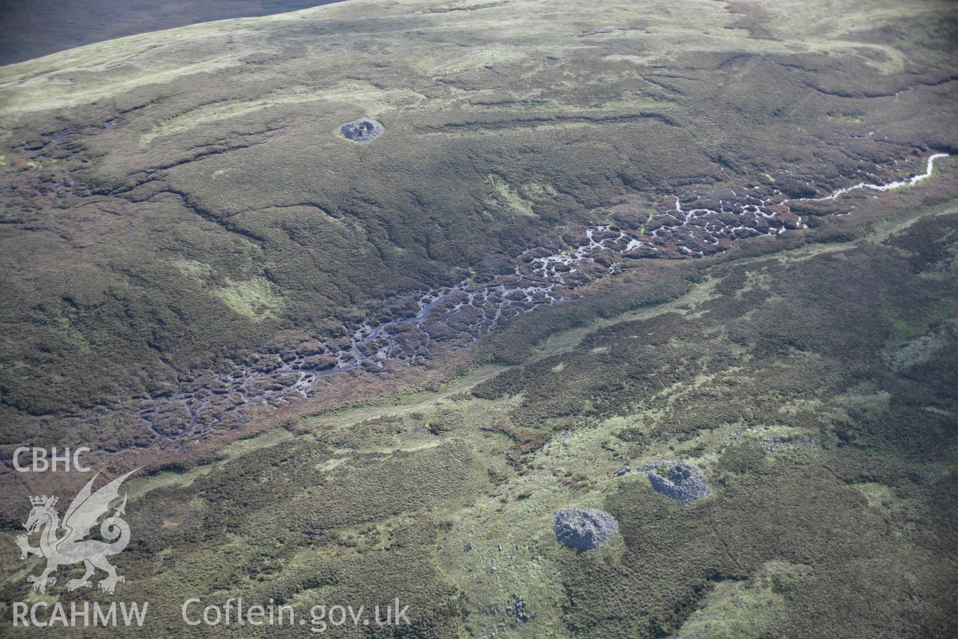 RCAHMW colour oblique aerial photograph of Gamriw Cairn II, viewed from the north-east. Taken on 13 October 2005 by Toby Driver