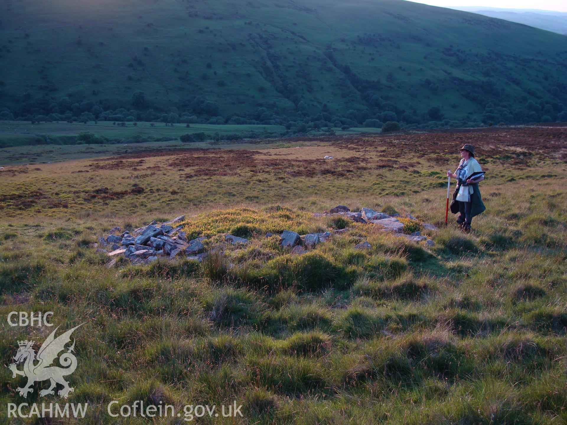 Digital colour photograph of Cwm Cwareli fold II taken on 16/06/2008 by R.P.Sambrook during the Brecon Beacons (east) Uplands Survey undertaken by Trysor.