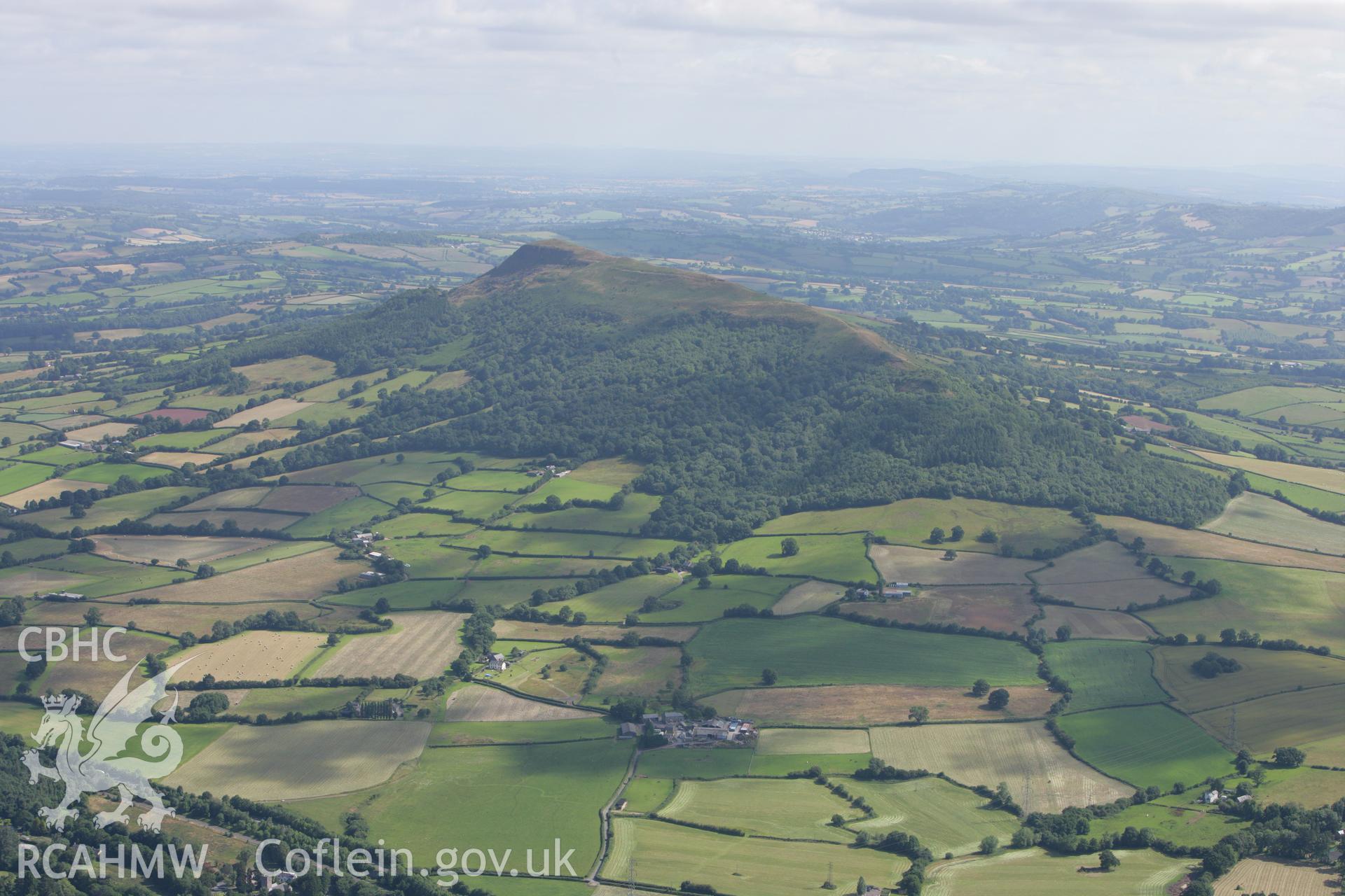 RCAHMW colour oblique photograph of The Skirrid, from the south. Taken by Toby Driver on 21/07/2008.