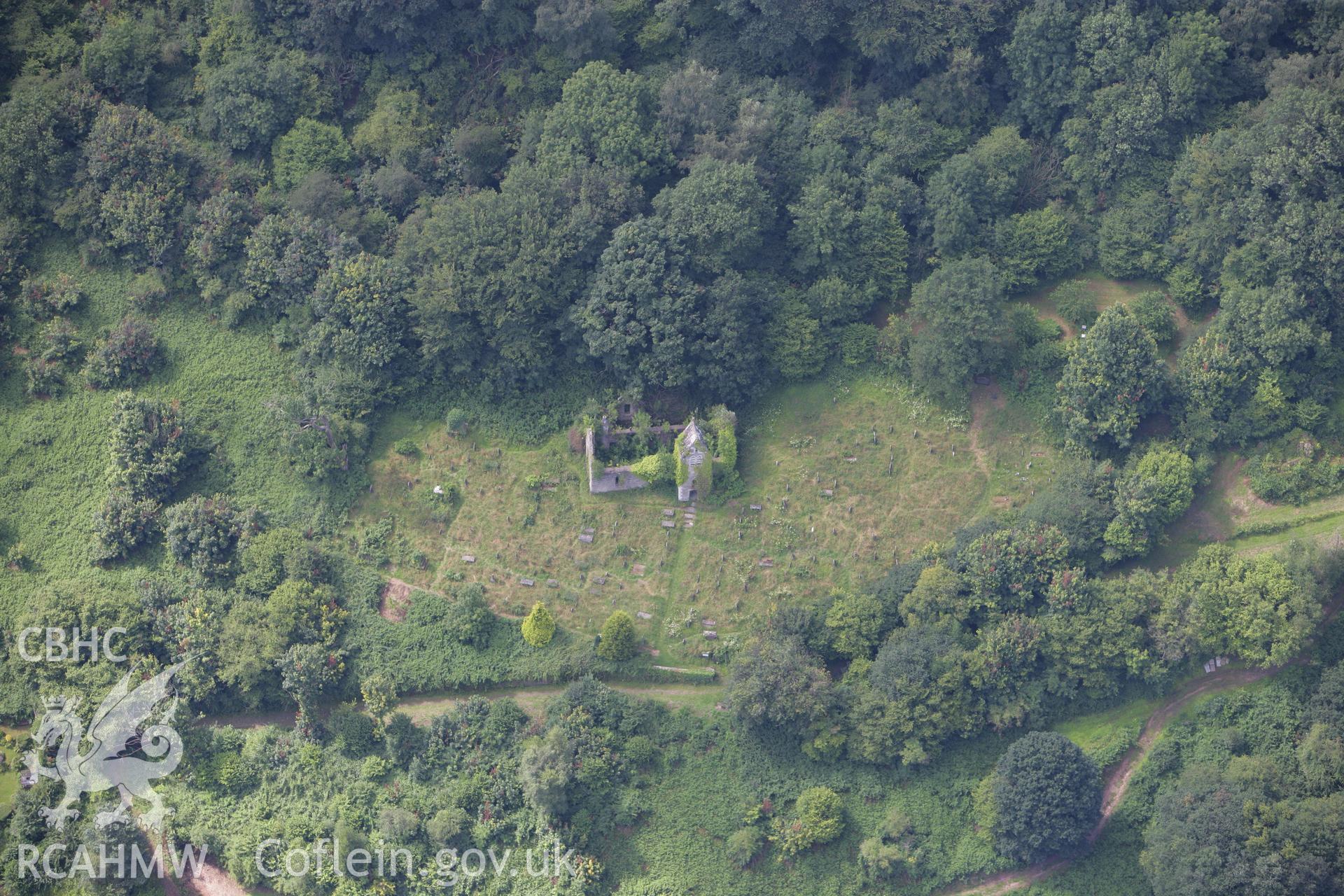 RCAHMW colour oblique photograph of St Mary, Tintern. Taken by Toby Driver on 21/07/2008.