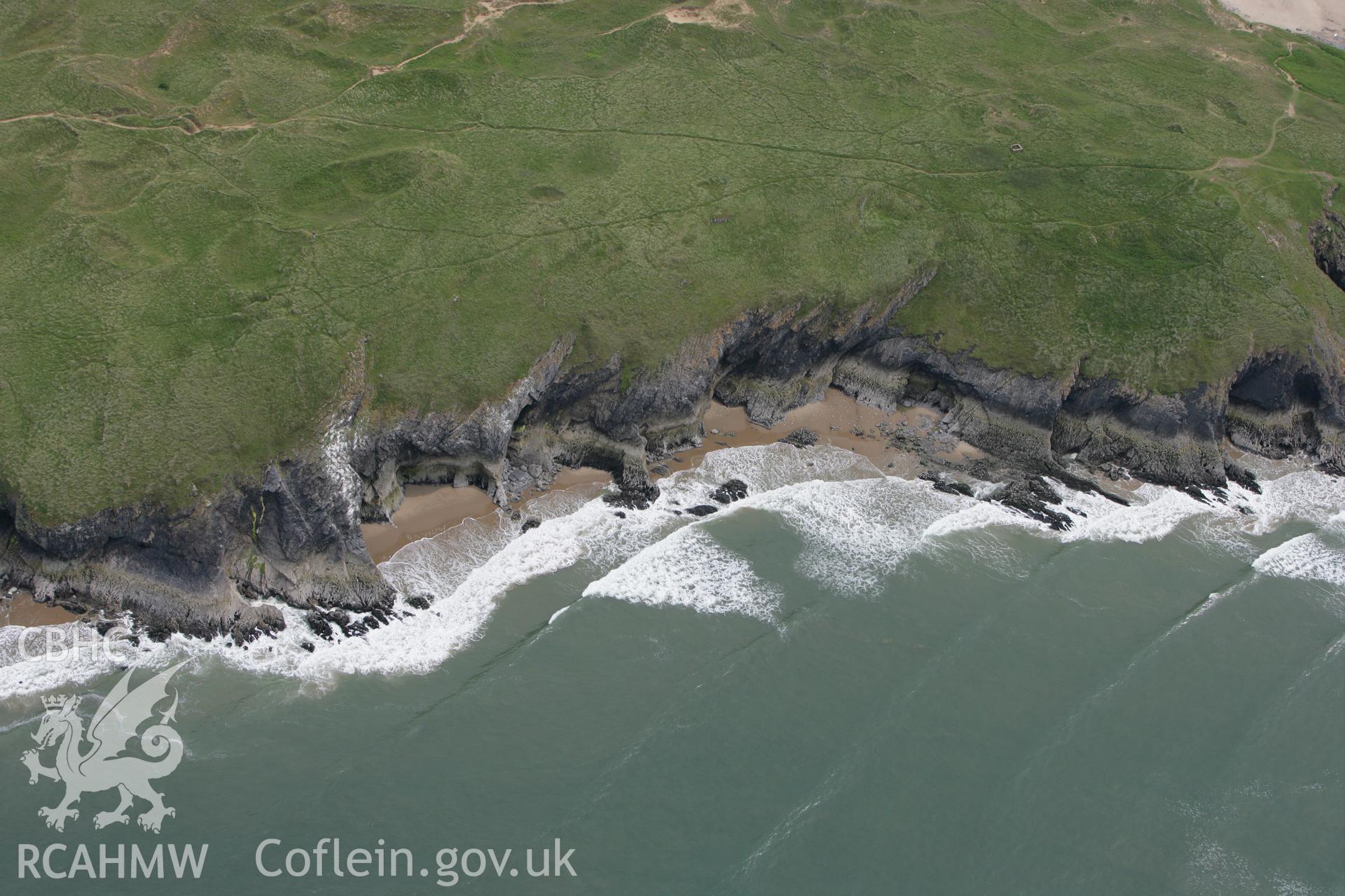 RCAHMW colour oblique photograph of Culver Hole. Taken by Toby Driver on 20/06/2008.