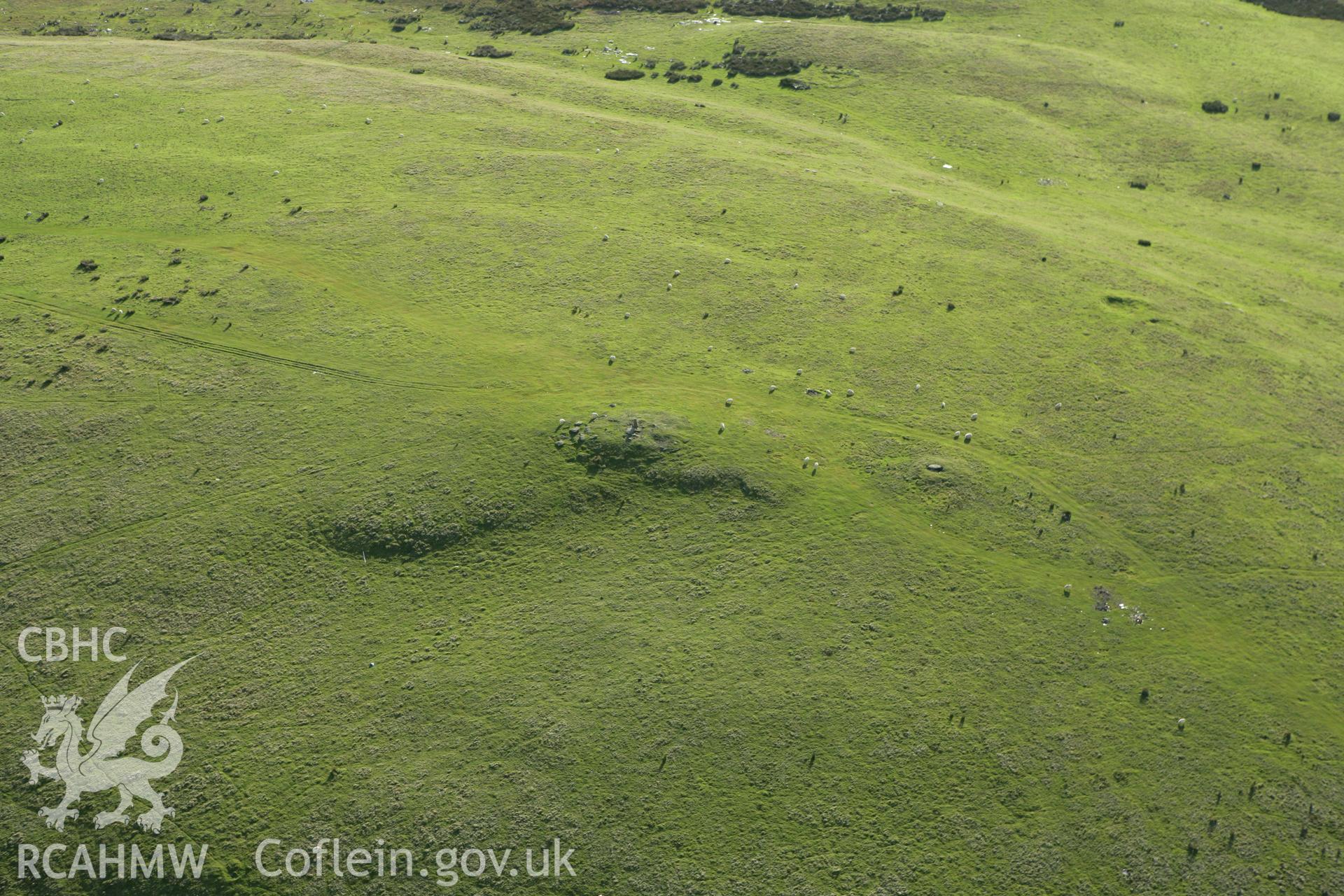 RCAHMW colour oblique photograph of Carn Bugail, Gelligaer Common. Taken by Toby Driver on 16/10/2008.