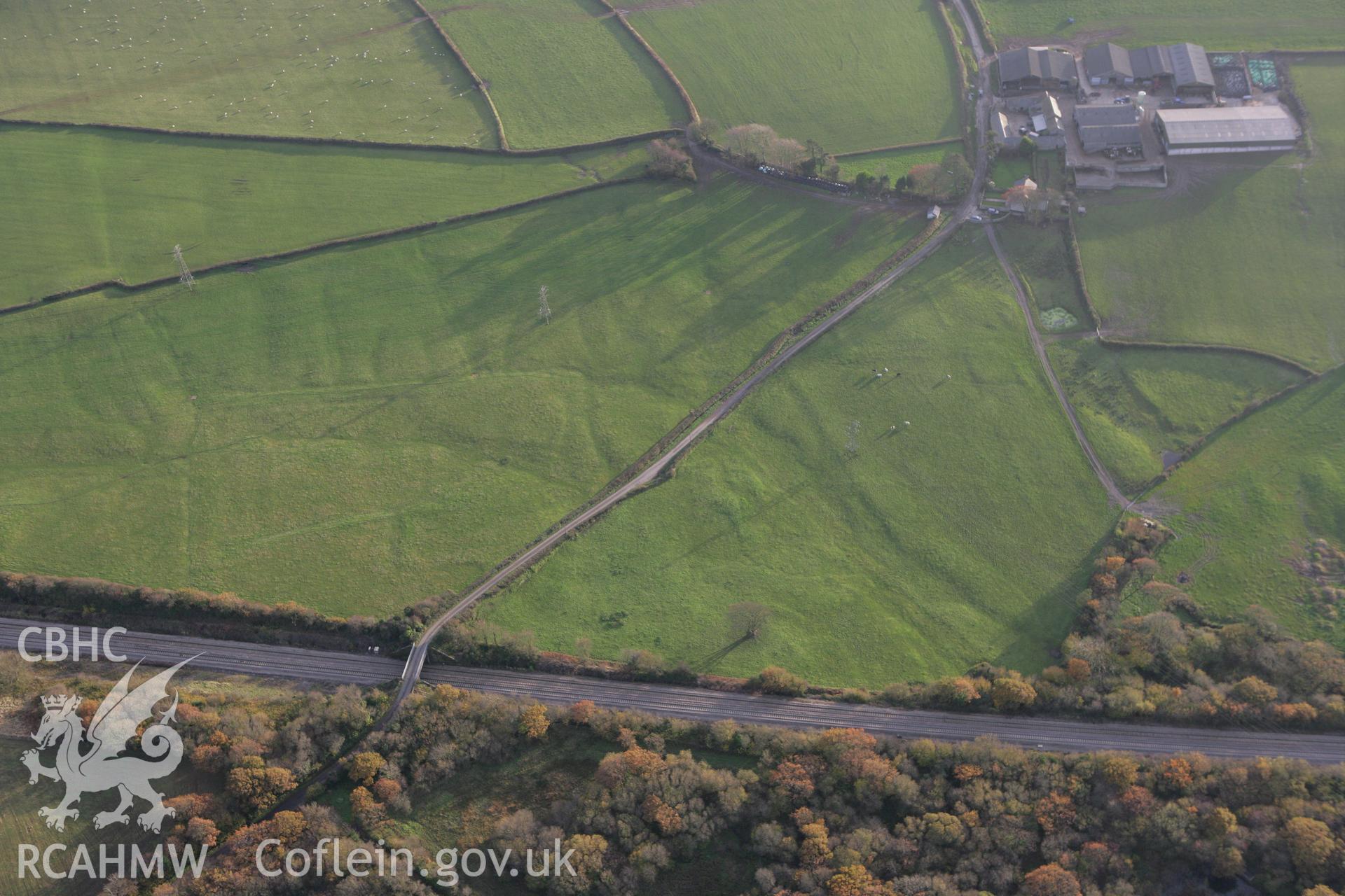 RCAHMW colour oblique photograph of Stormy Grange. Taken by Toby Driver on 12/11/2008.