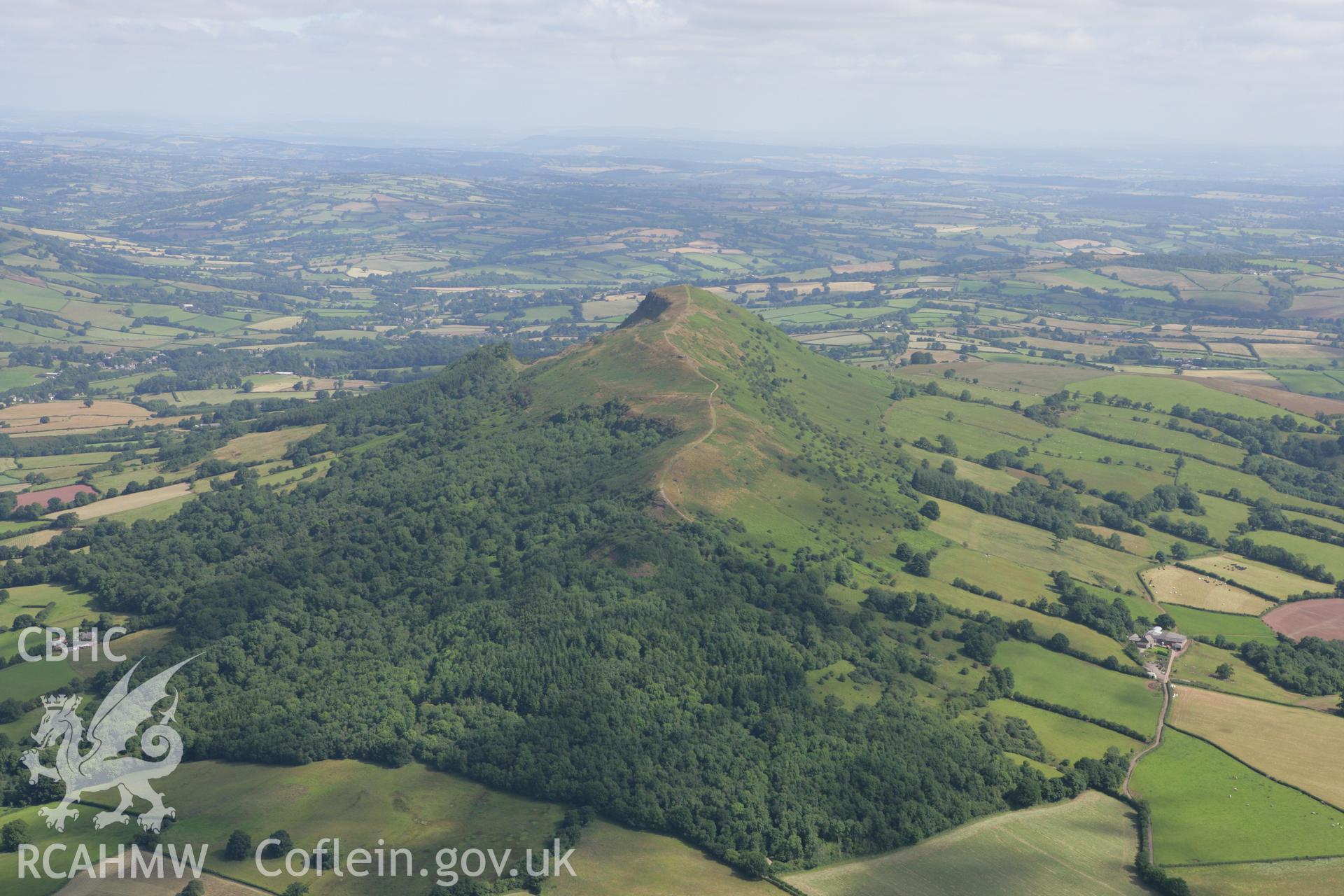 RCAHMW colour oblique photograph of The Skirrid, from the south. Taken by Toby Driver on 21/07/2008.