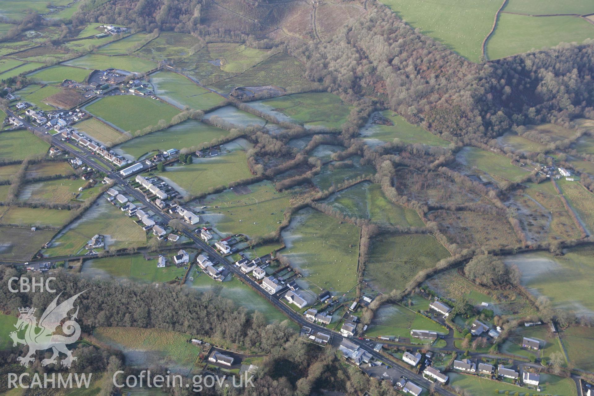 RCAHMW colour oblique photograph of Castell Nant-y-Garan. Taken by Toby Driver on 15/12/2008.