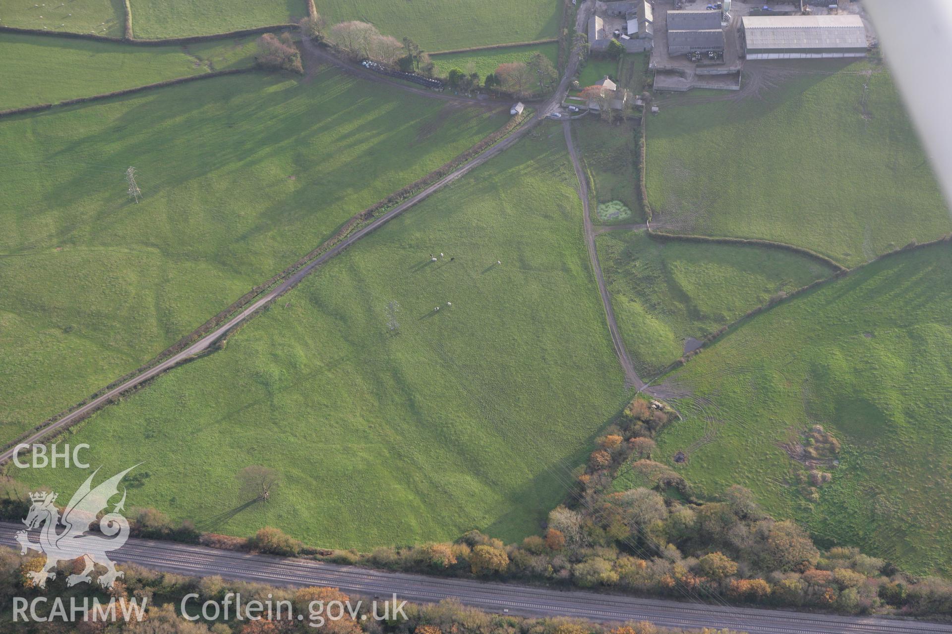 RCAHMW colour oblique photograph of Stormy Grange. Taken by Toby Driver on 12/11/2008.