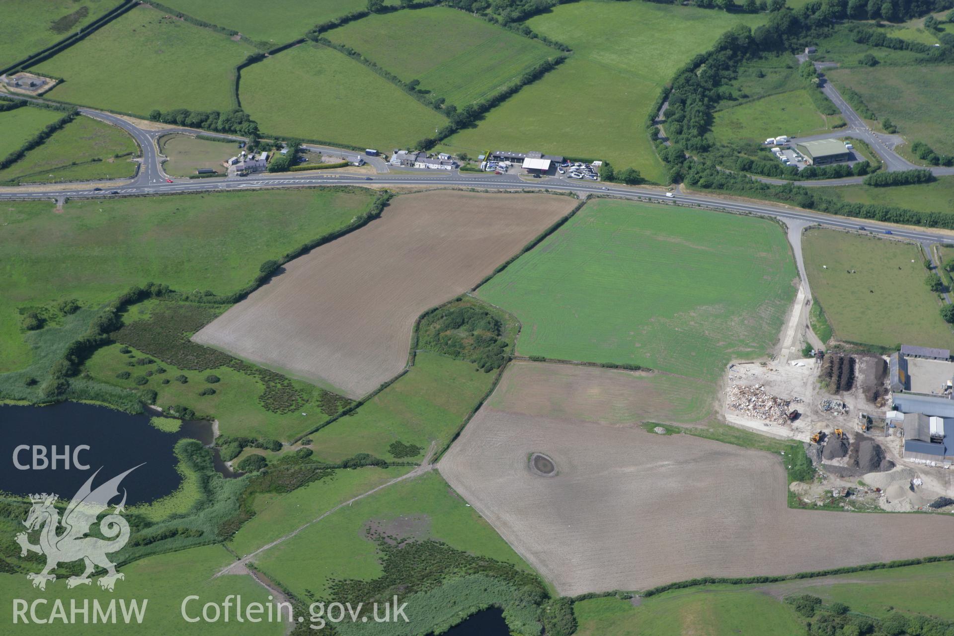 RCAHMW colour oblique photograph of Tomen Fawr. Taken by Toby Driver on 13/06/2008.