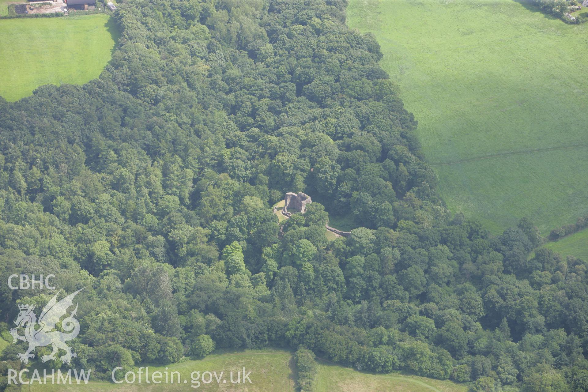 RCAHMW colour oblique photograph of Ewloe Castle. Taken by Toby Driver on 01/07/2008.