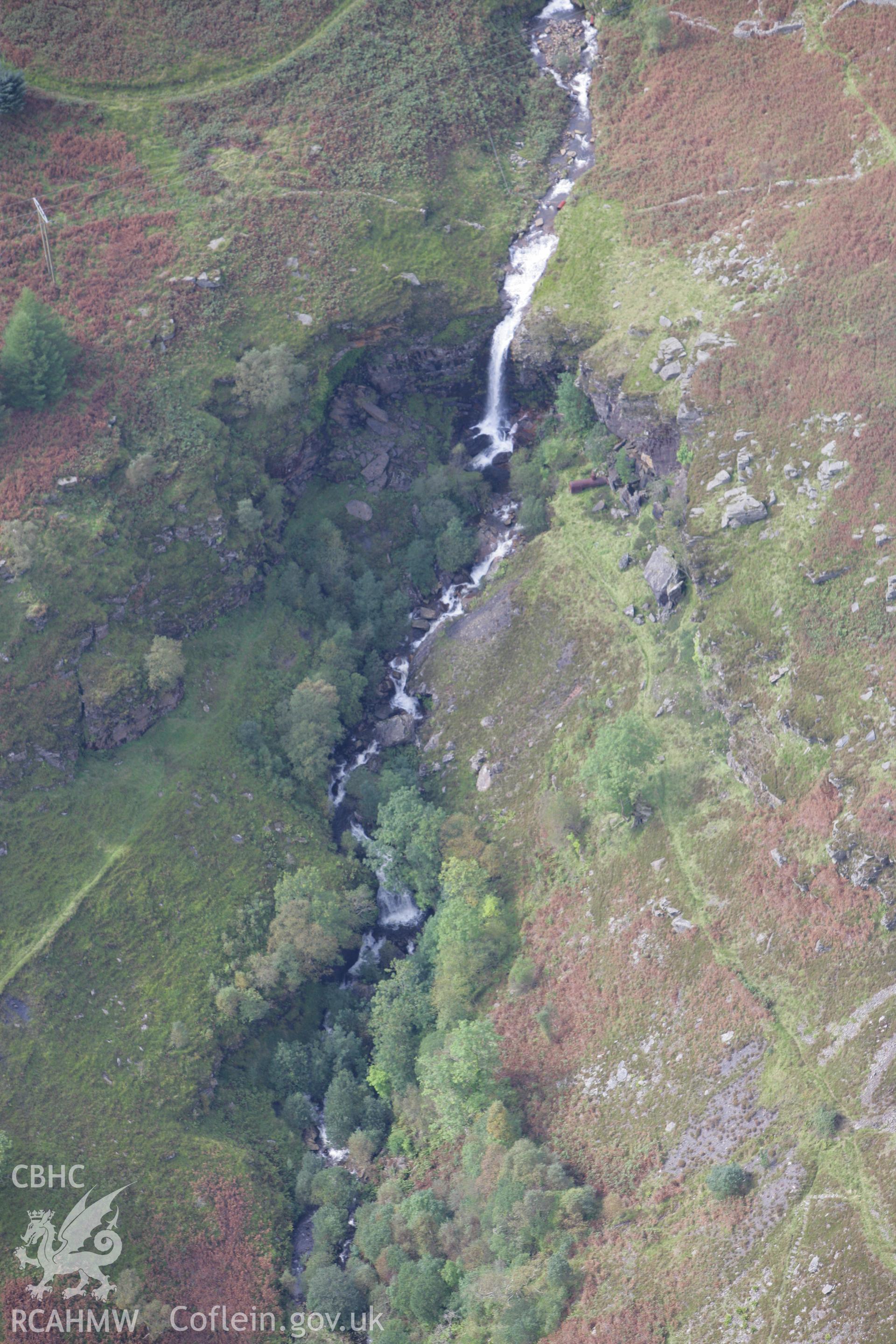 RCAHMW colour oblique photograph of Steam Boiler, Scwyd Level, Craig yr Hesg, Treherbert. Taken by Toby Driver on 12/09/2008.