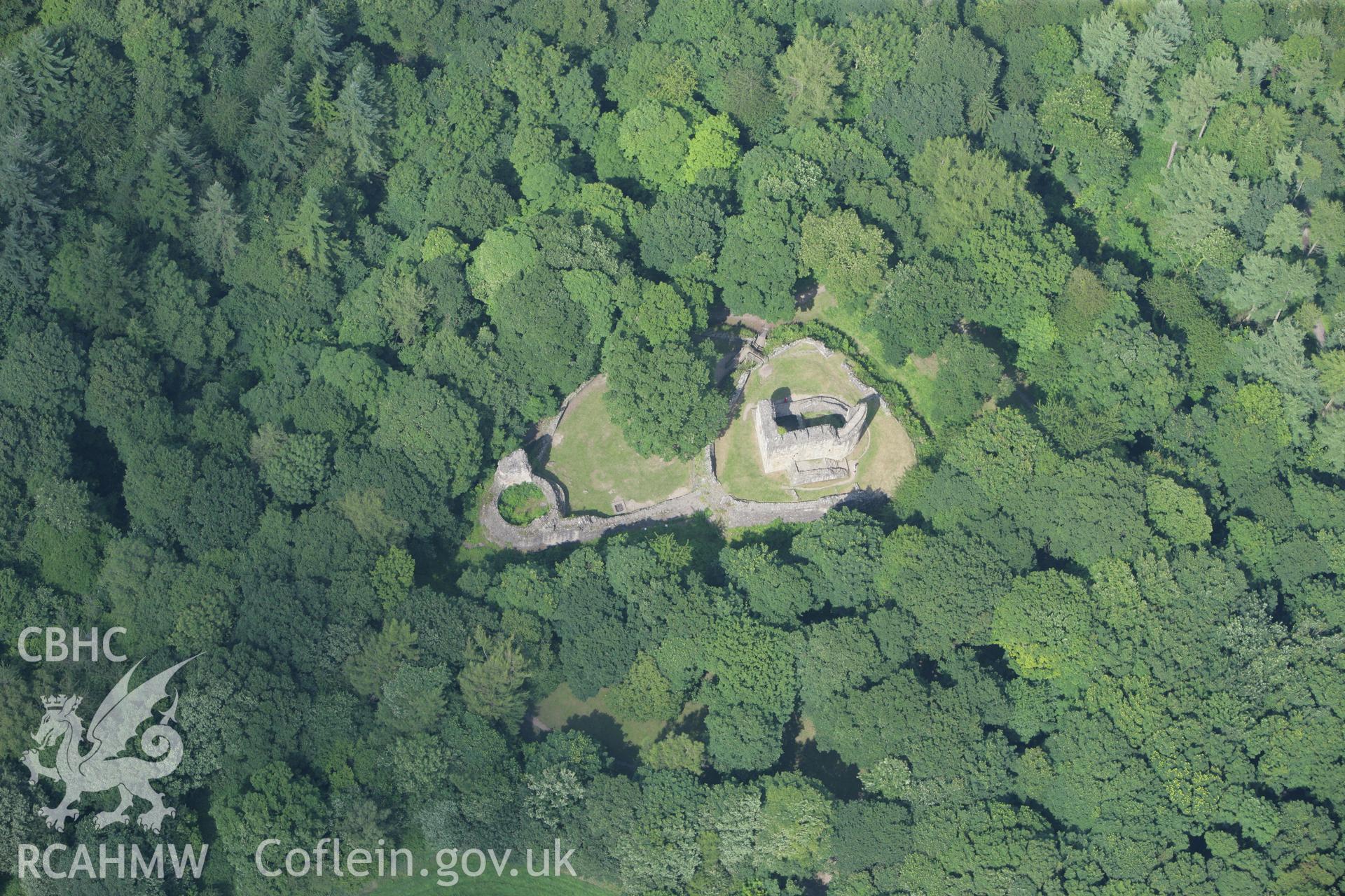 RCAHMW colour oblique photograph of Ewloe Castle. Taken by Toby Driver on 01/07/2008.