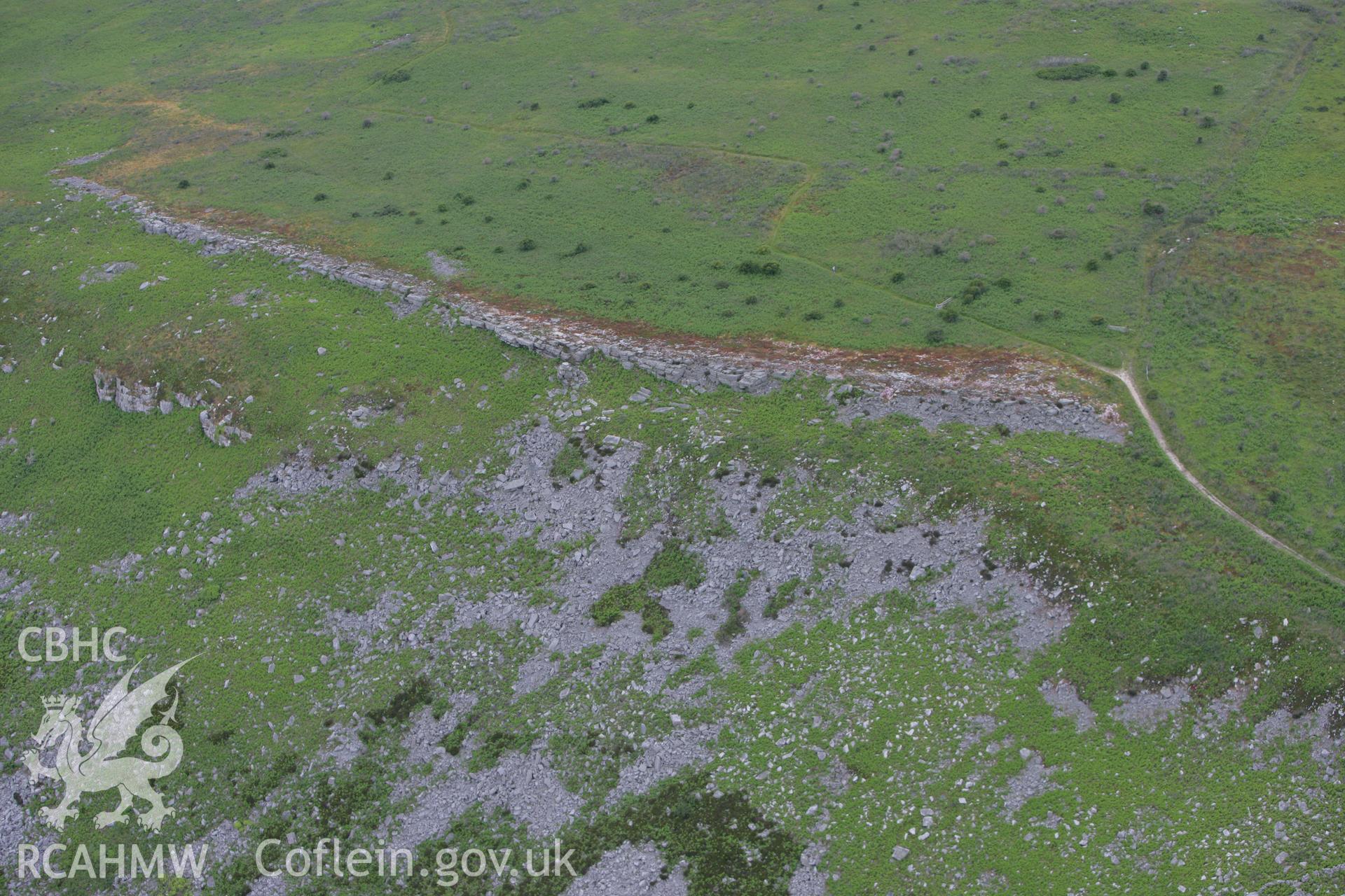 RCAHMW colour oblique photograph of Morfa Bychan Chambered Cairns. Taken by Toby Driver on 20/06/2008.