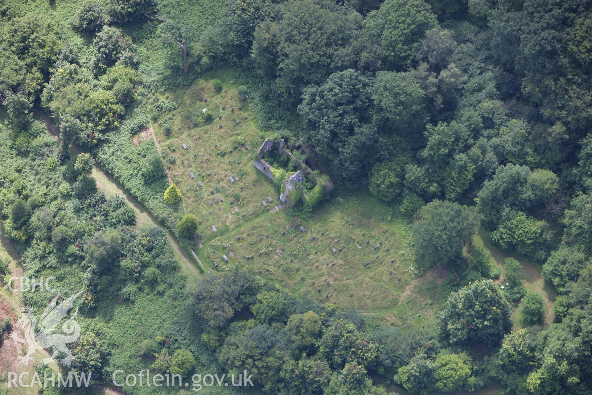 RCAHMW colour oblique photograph of St Mary, Tintern. Taken by Toby Driver on 21/07/2008.