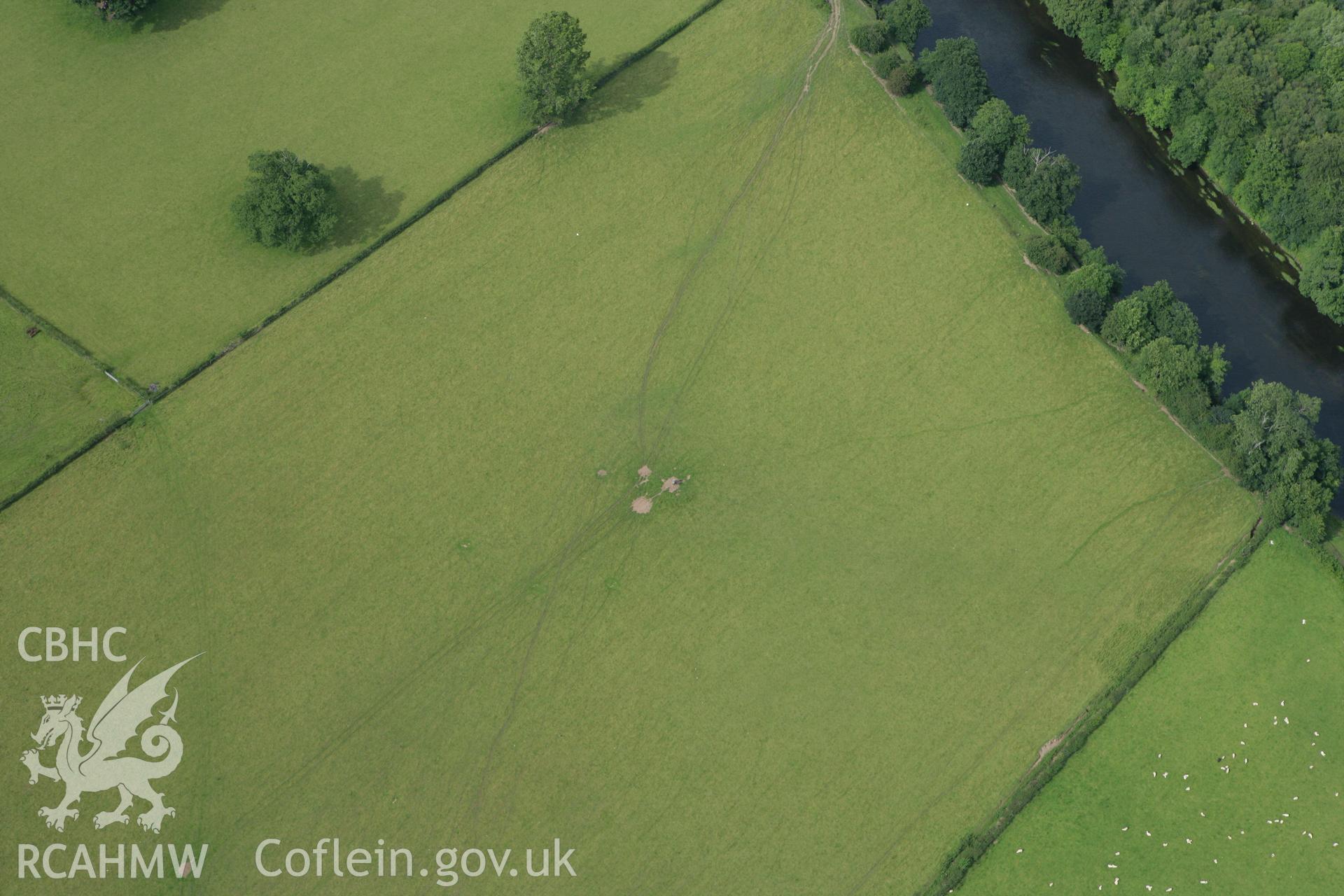 RCAHMW colour oblique aerial photograph of Maen Hir. Taken on 09 July 2007 by Toby Driver