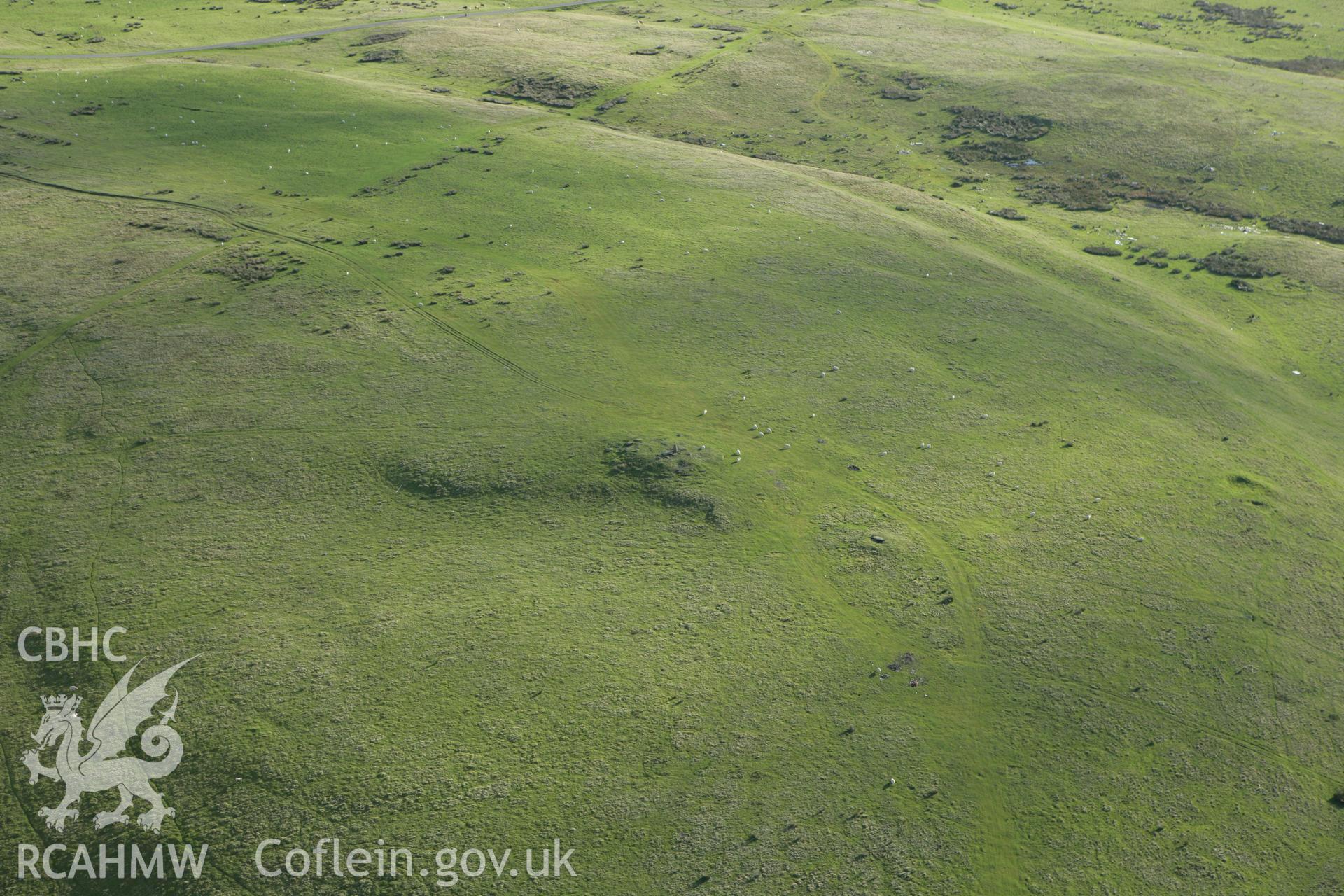 RCAHMW colour oblique photograph of Carn Bugail, Gelligaer Common. Taken by Toby Driver on 16/10/2008.