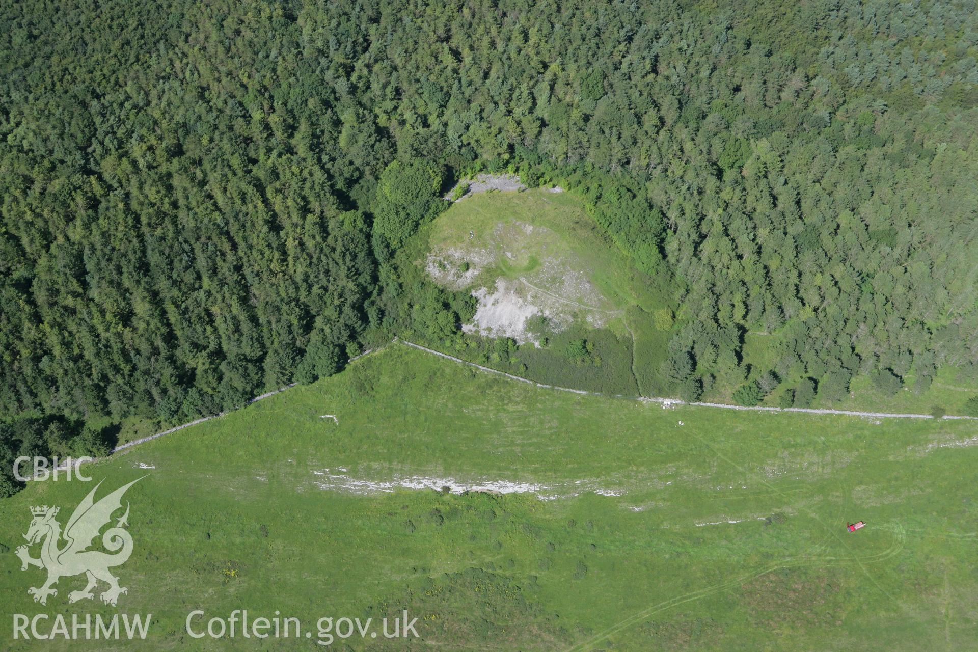 RCAHMW colour oblique aerial photograph of Gop Cairn. Taken on 31 July 2007 by Toby Driver