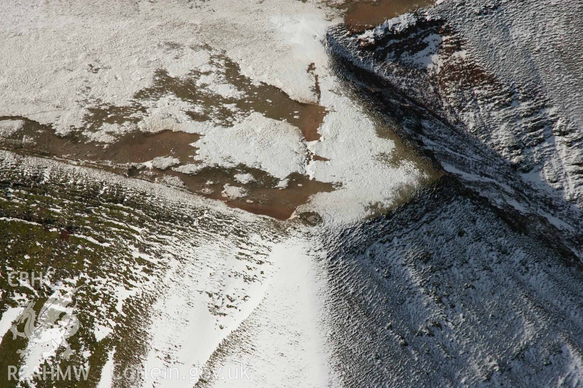 RCAHMW colour oblique aerial photograph of Twr-y-Fan Foel Cairn. Taken on 21 March 2007 by Toby Driver