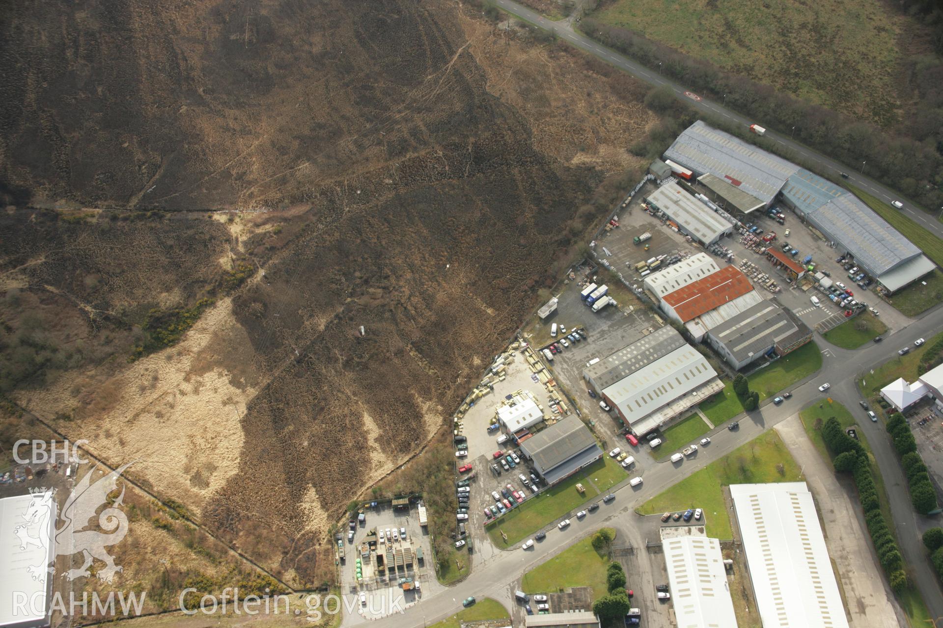 RCAHMW colour oblique aerial photograph of Carn Goch. Taken on 16 March 2007 by Toby Driver