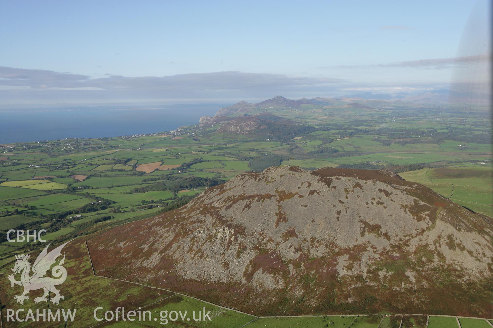 RCAHMW colour oblique aerial photograph of Carn Fadrun. Taken on 06 September 2007 by Toby Driver