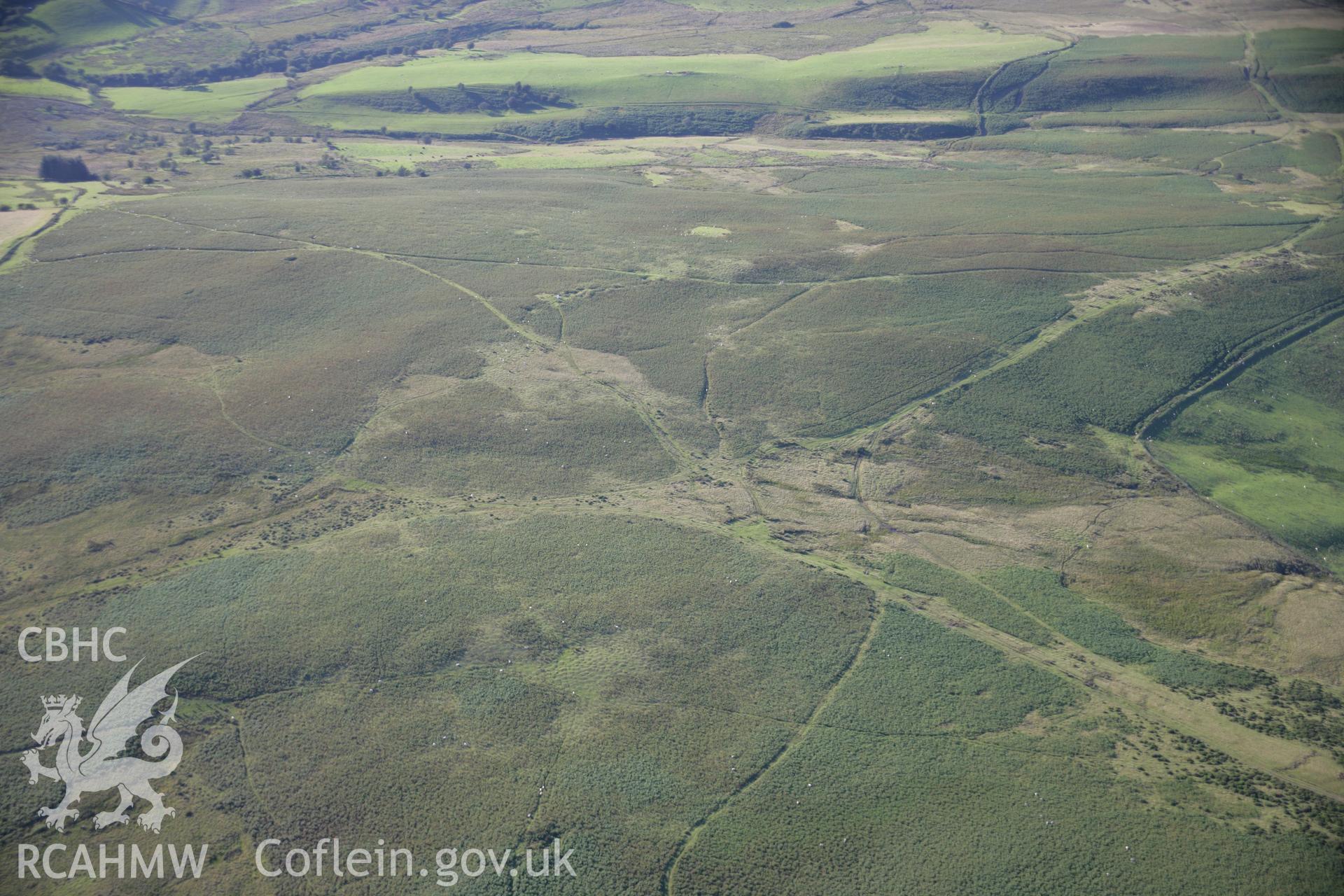 RCAHMW colour oblique aerial photograph of Maen Richard. Taken on 08 August 2007 by Toby Driver