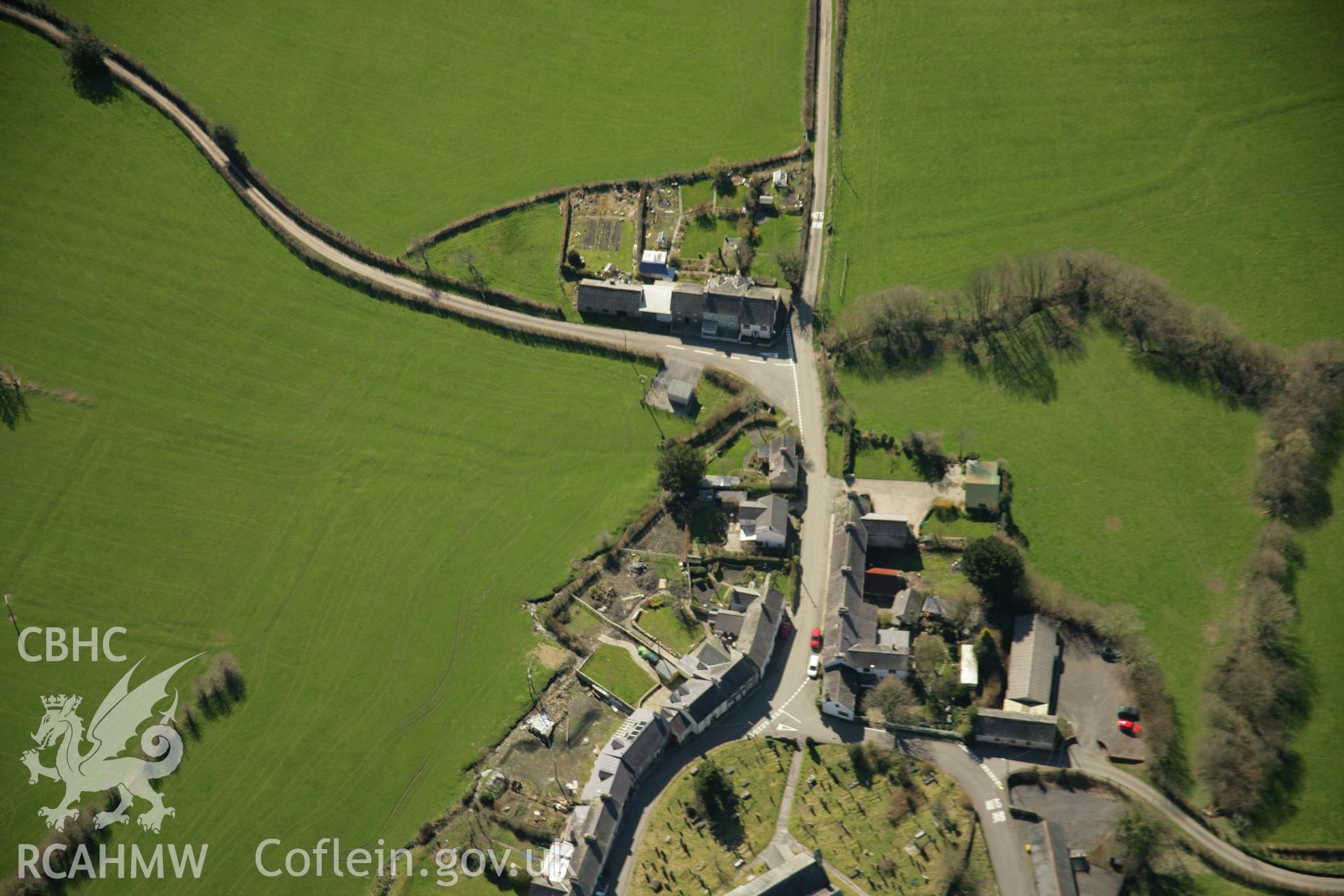 RCAHMW colour oblique aerial photograph of Myddfai. Taken on 21 March 2007 by Toby Driver