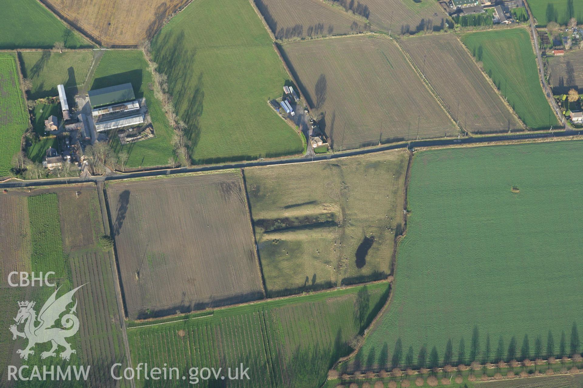 RCAHMW colour oblique photograph of Esp Hill, Fishponds. Taken by Toby Driver on 11/12/2007.