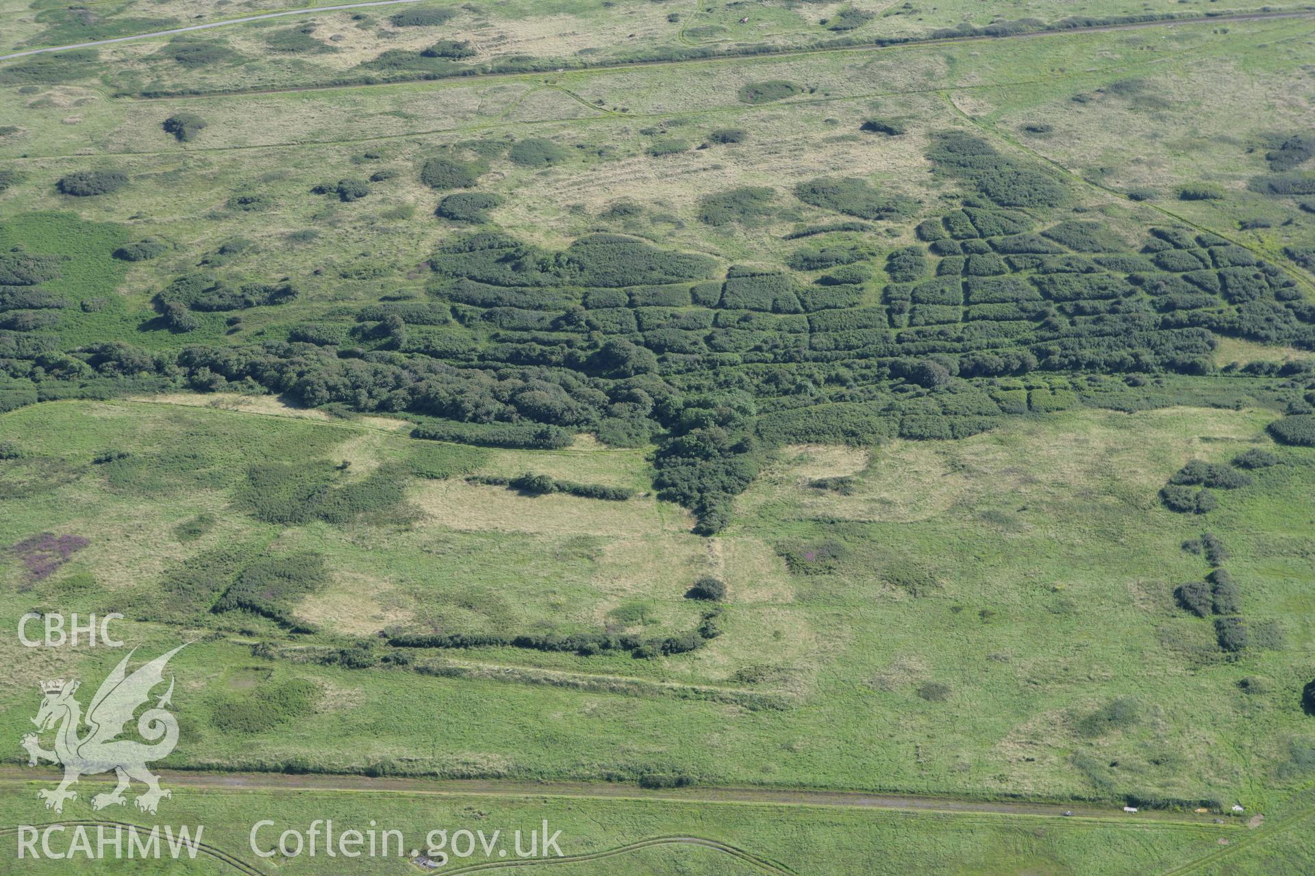 RCAHMW colour oblique aerial photograph of Bulliber Camp (East). Taken on 30 July 2007 by Toby Driver