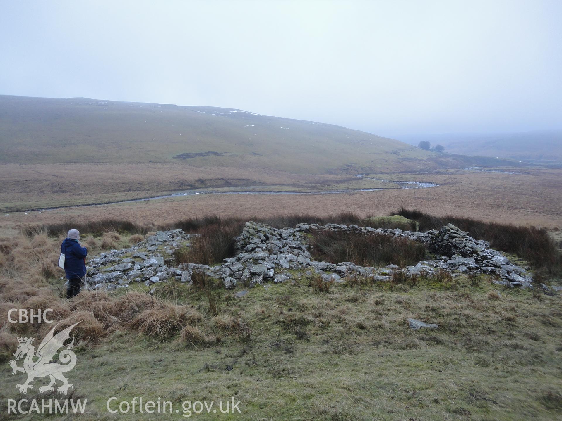 Cottage ruins, looking south southeast