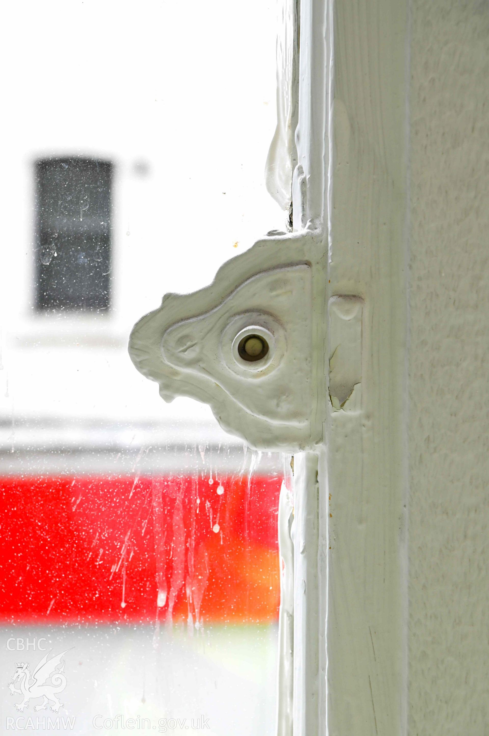 Bethany English Baptist Chapel - Detailed view of window catch, taken from North