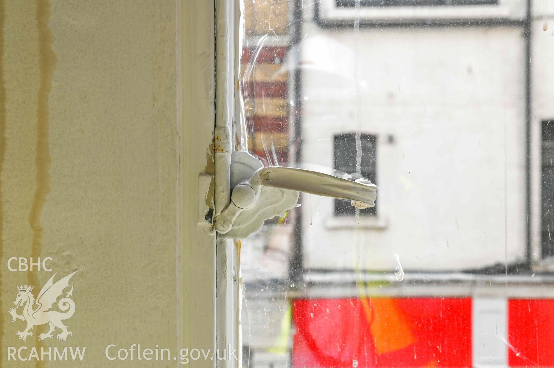 Bethany English Baptist Chapel - Detailed view of window catch, taken from North