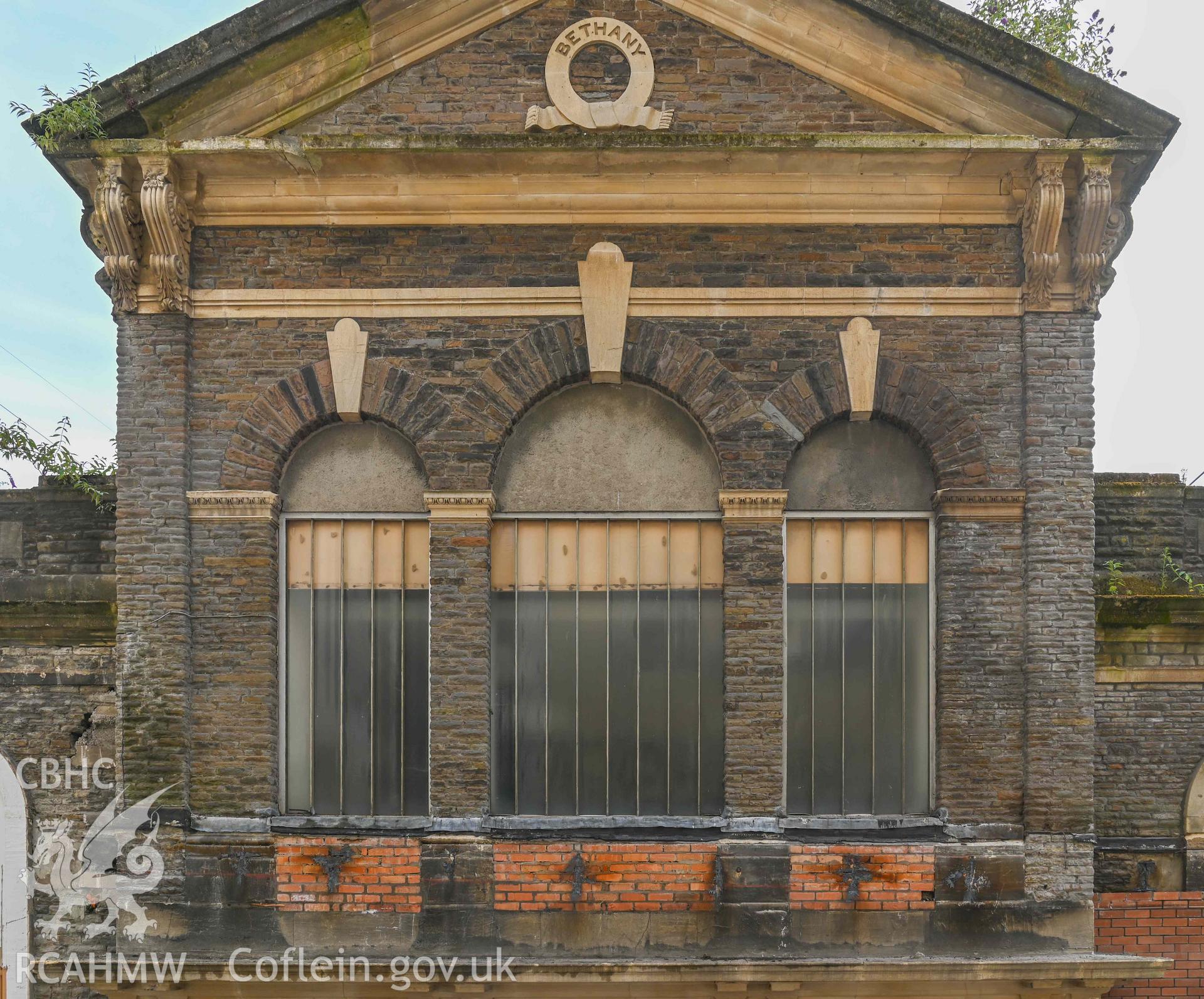 Bethany English Baptist Chapel - First floor view of the front of the chapel, taken from South-West