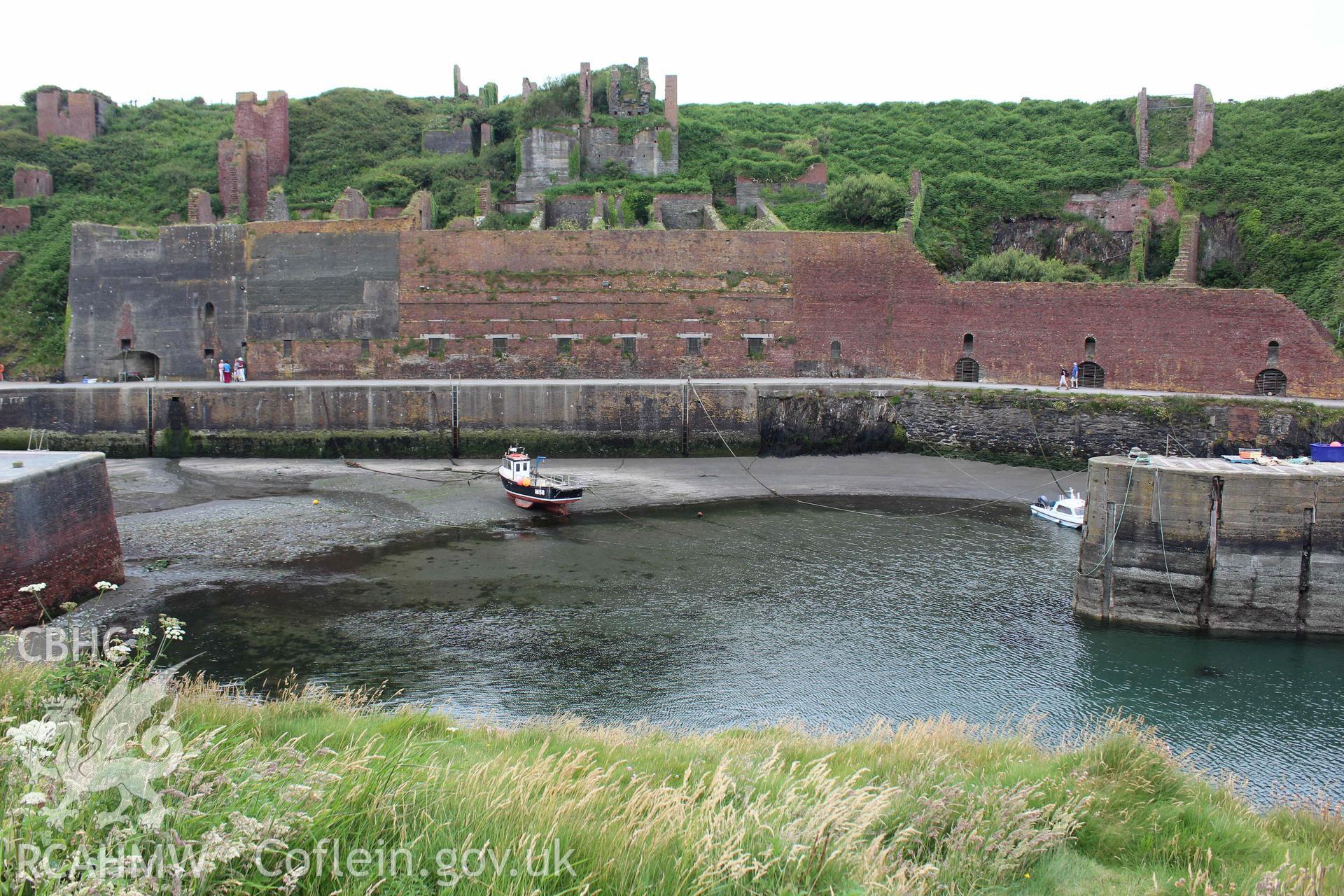 Porthgain Harbour: former quarry, taken from eastern side of harbour.