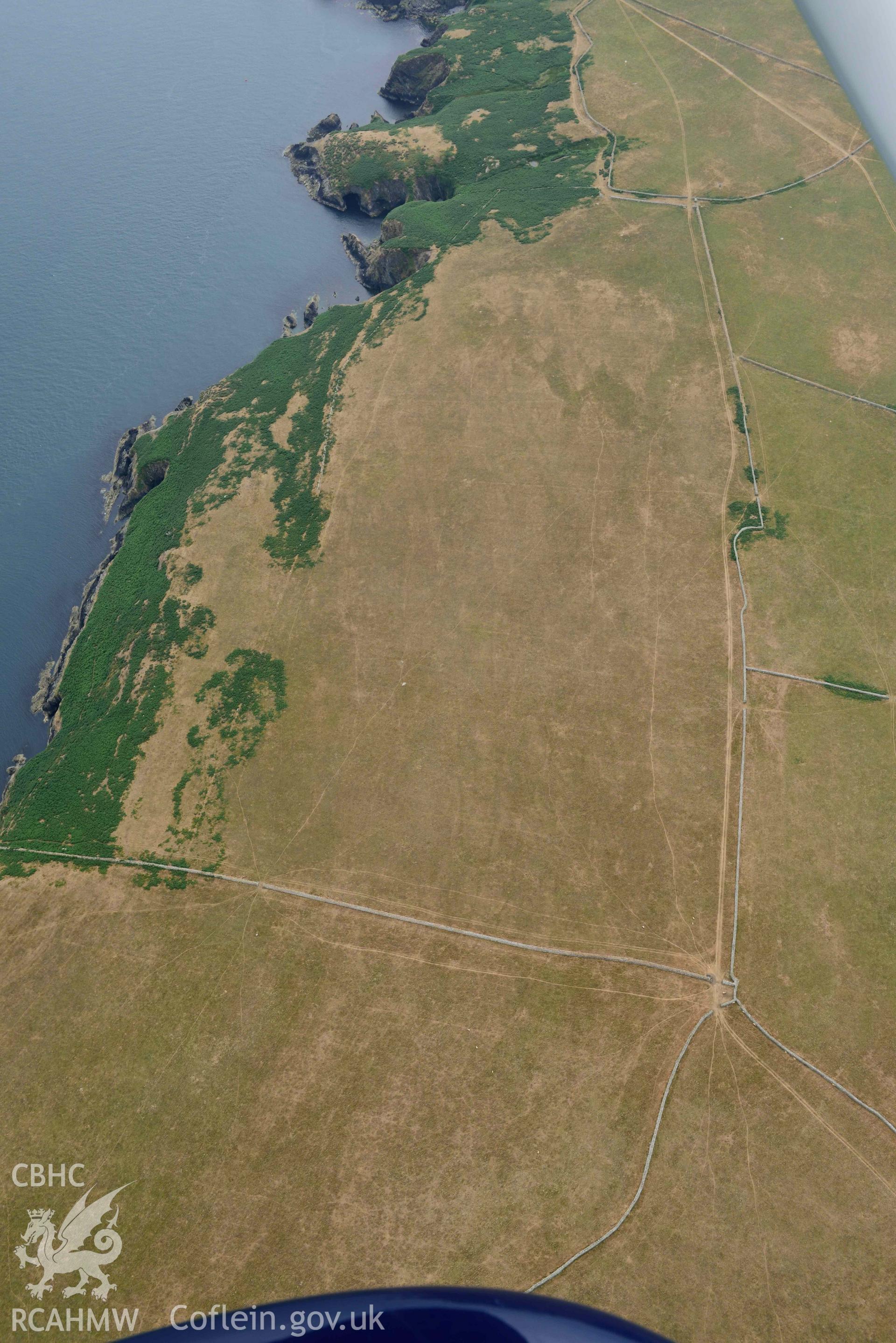 RCAHMW colour oblique aerial photograph of Ramsey Island taken on 11 July 2018 by Toby Driver