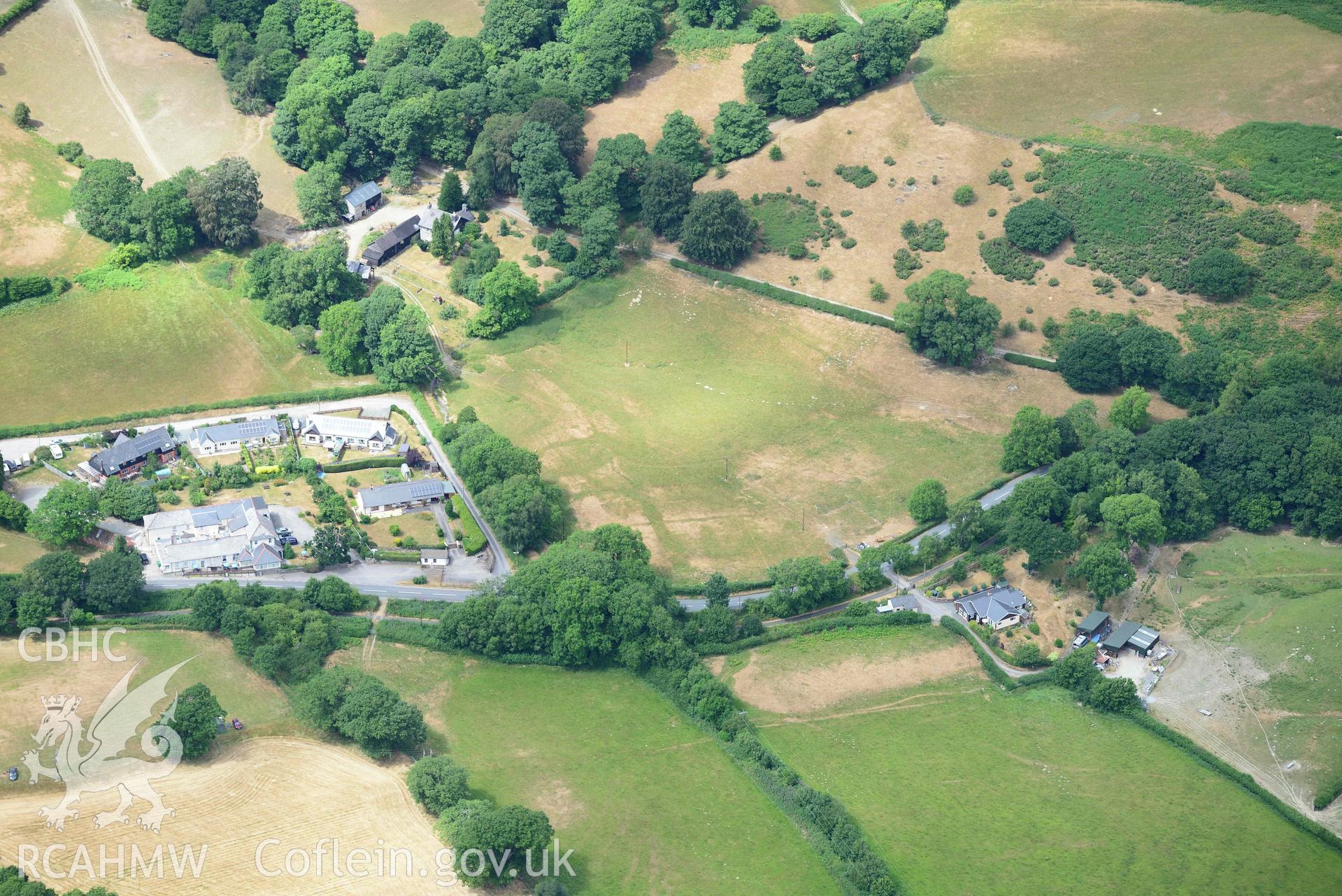 RCAHMW colour oblique aerial photograph of Elan Valley Hotel taken on 9 July 2018 by Toby Driver