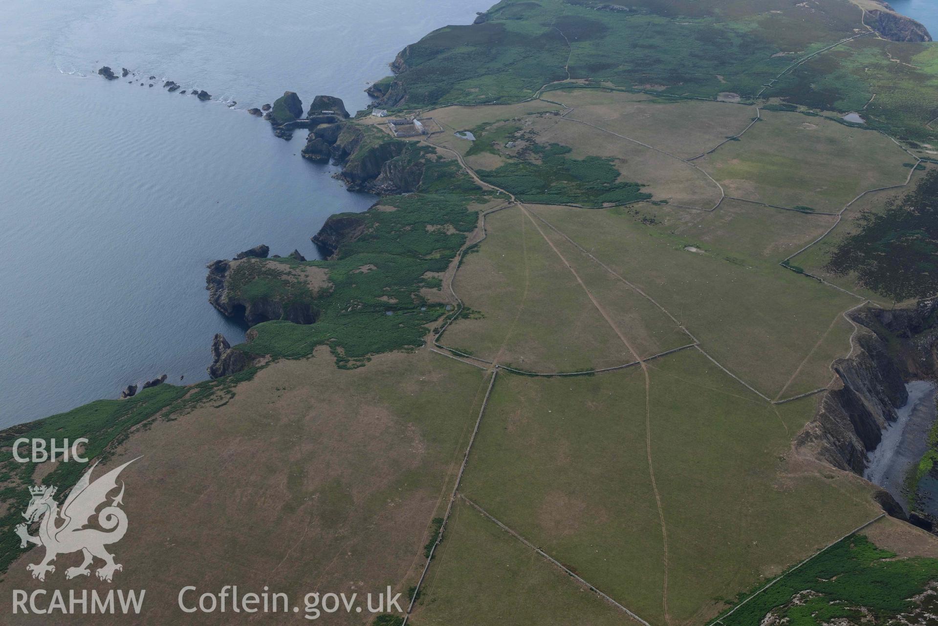 Ramsey Island. © Crown: CHERISH PROJECT 2017. Produced with EU funds through the Ireland Wales Co-operation Programme 2014-2023.