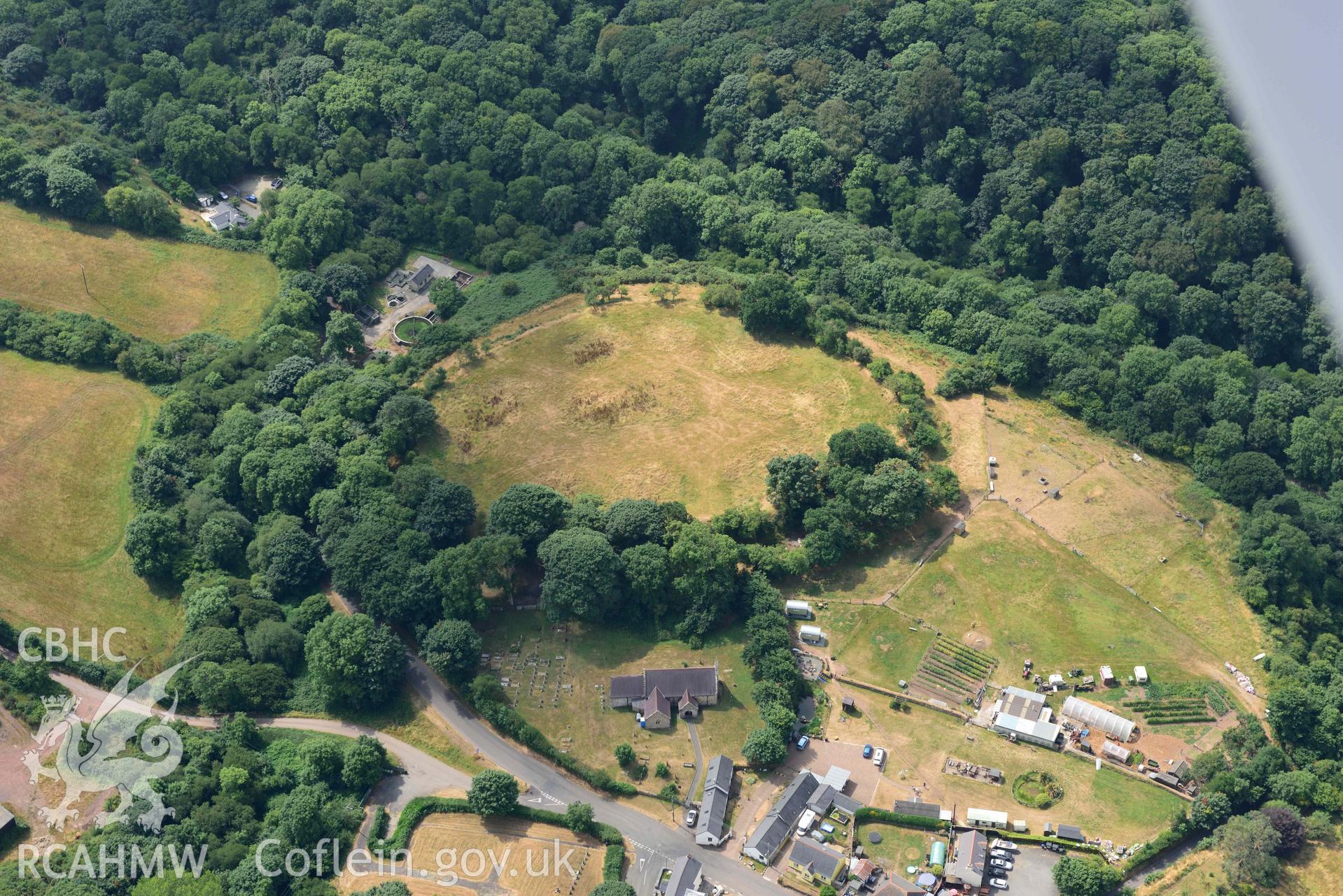 Aerial photography of Rosemarket Rath Aerial reconnaissance survey for the CHERISH Project. Crown Copyright: CHERISH PROJECT 2018. Produced with EU funds through the Ireland Wales Co-operation Programme 2014-2020. All material made freely available through the Open Government Licence.