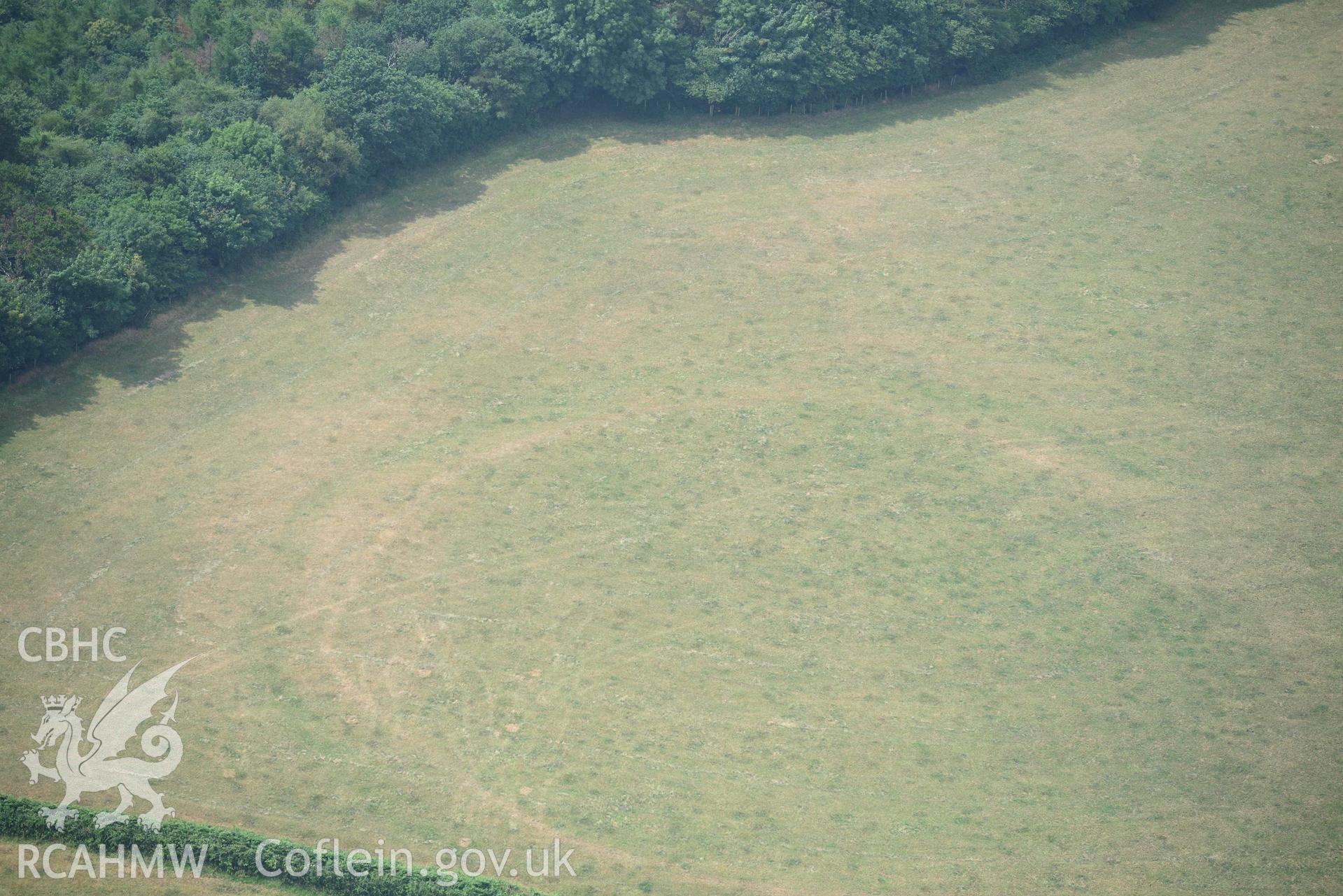 Aerial photography of Trelissey Roman villa Aerial reconnaissance survey for the CHERISH Project. Crown Copyright: CHERISH PROJECT 2018. Produced with EU funds through the Ireland Wales Co-operation Programme 2014-2020. All material made freely available through the Open Government Licence.