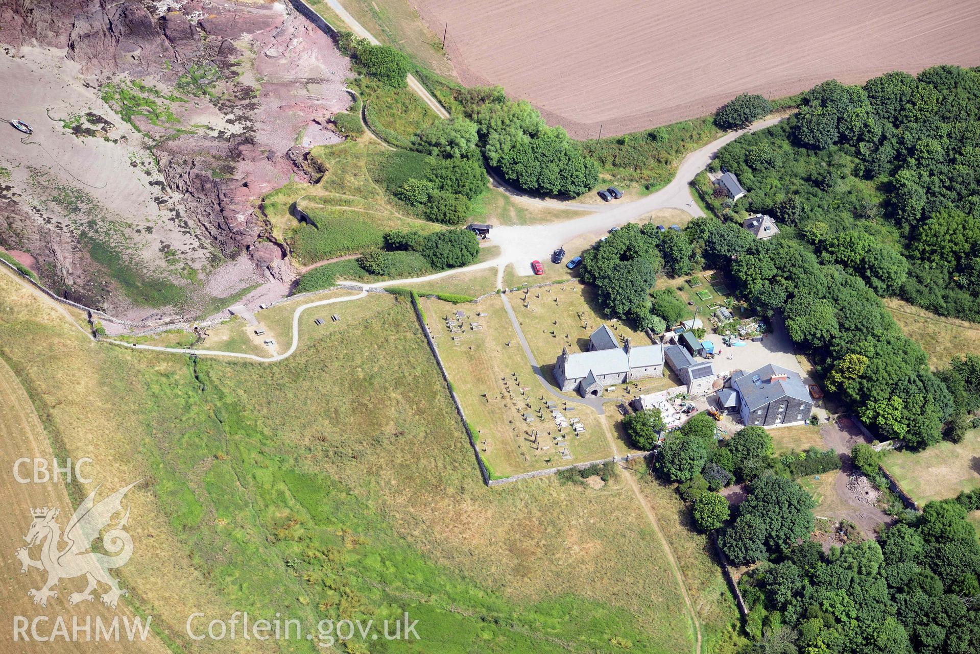 Aerial photography of St Brides Haven Aerial reconnaissance survey for the CHERISH Project. Crown Copyright: CHERISH PROJECT 2018. Produced with EU funds through the Ireland Wales Co-operation Programme 2014-2020. All material made freely available through the Open Government Licence.