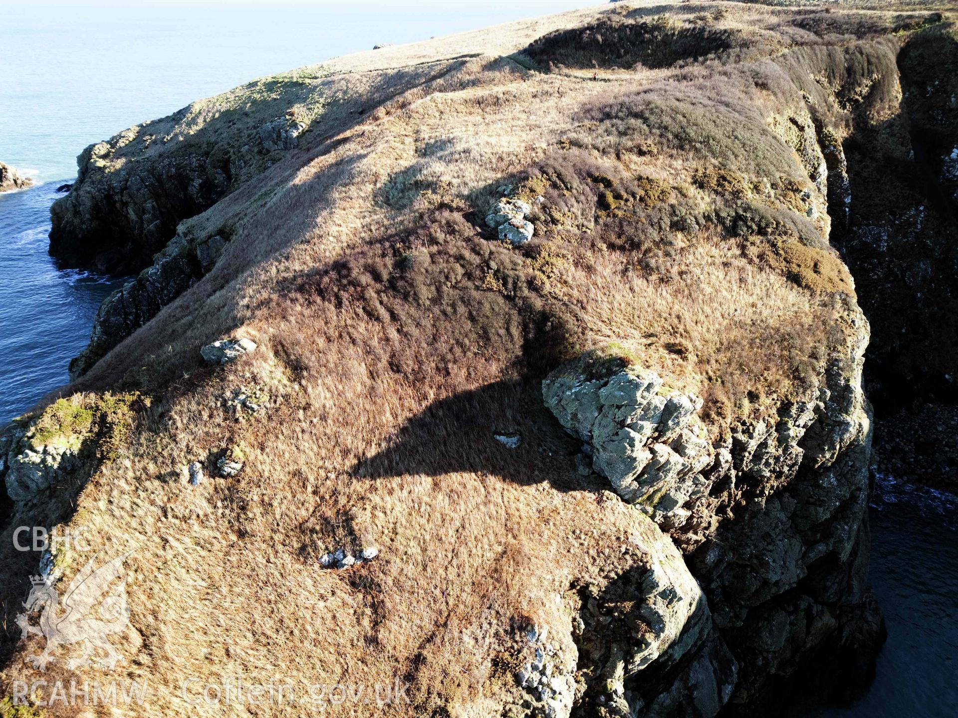 Howney Stone Rath; Mini 3 drone photograph from south-east