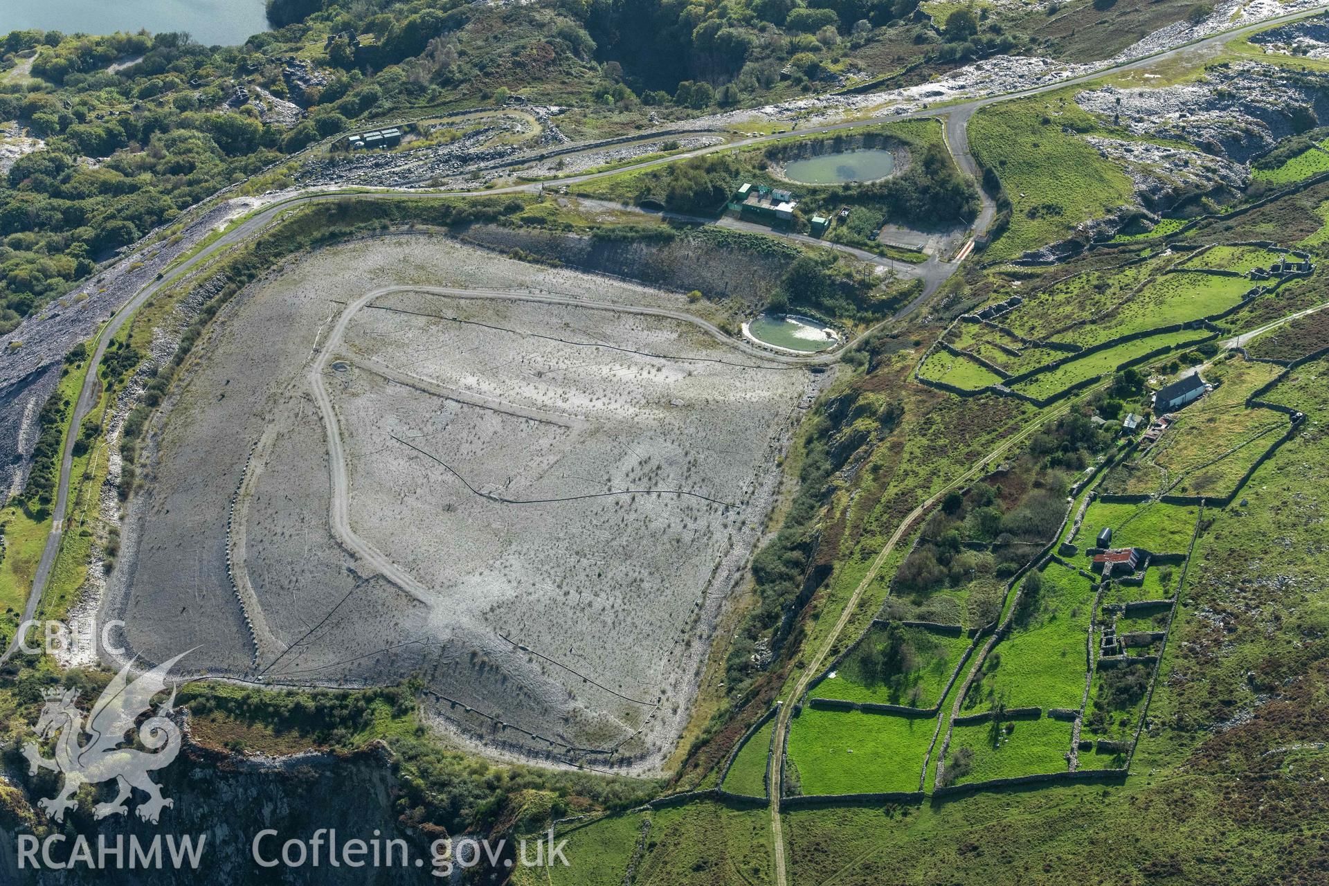 Cilgwyn Slate Quarry, from north-east