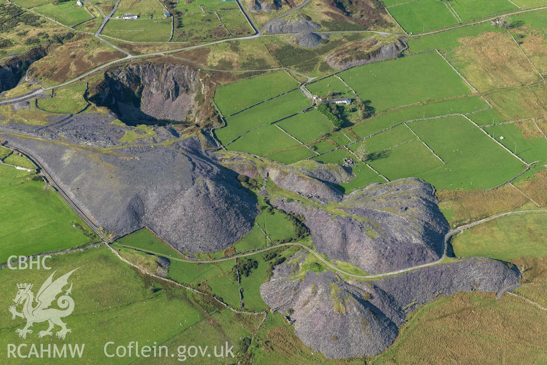 Fron Slate Quarry, view from south