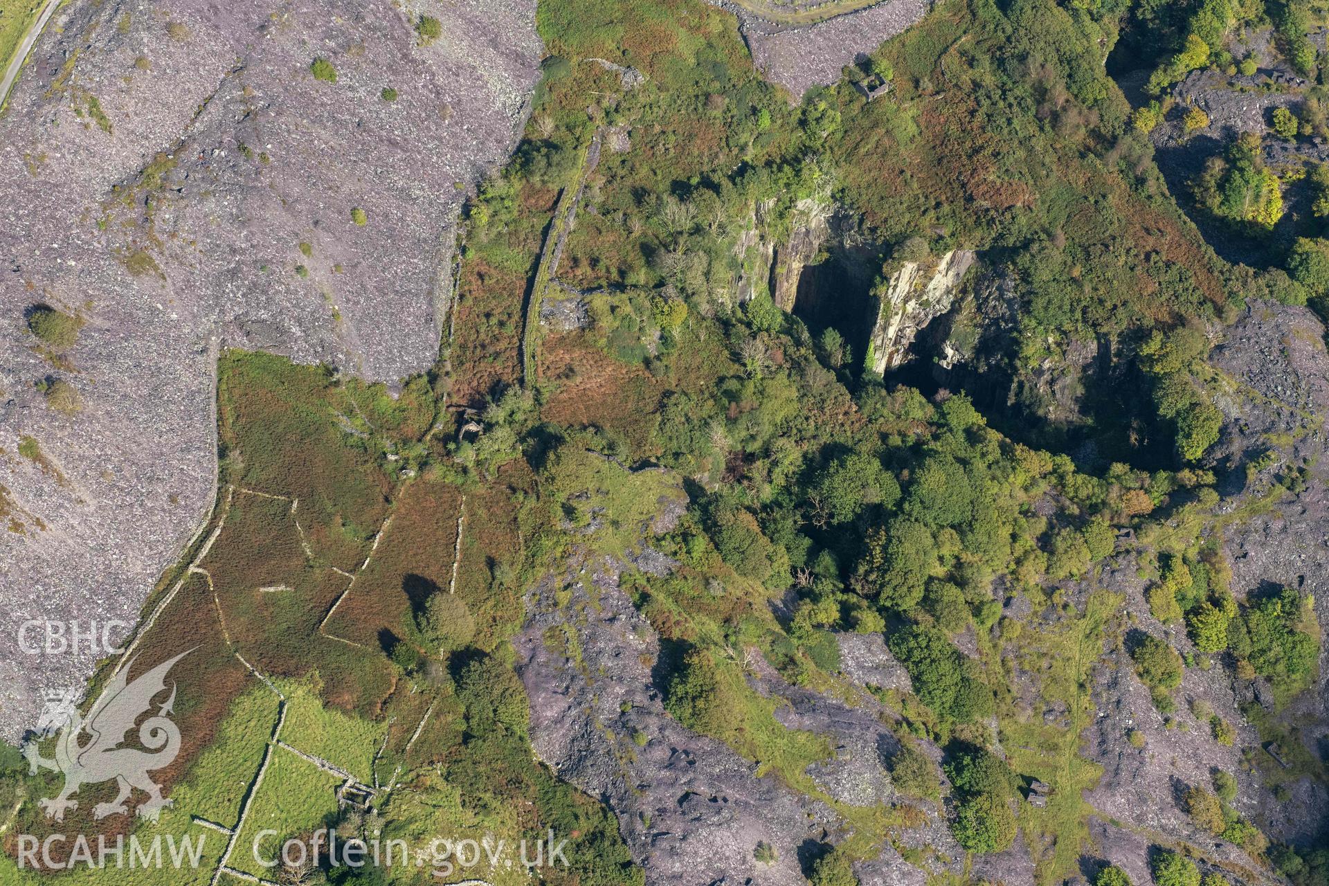 Blaen-y-Cae slate quarry, view from west