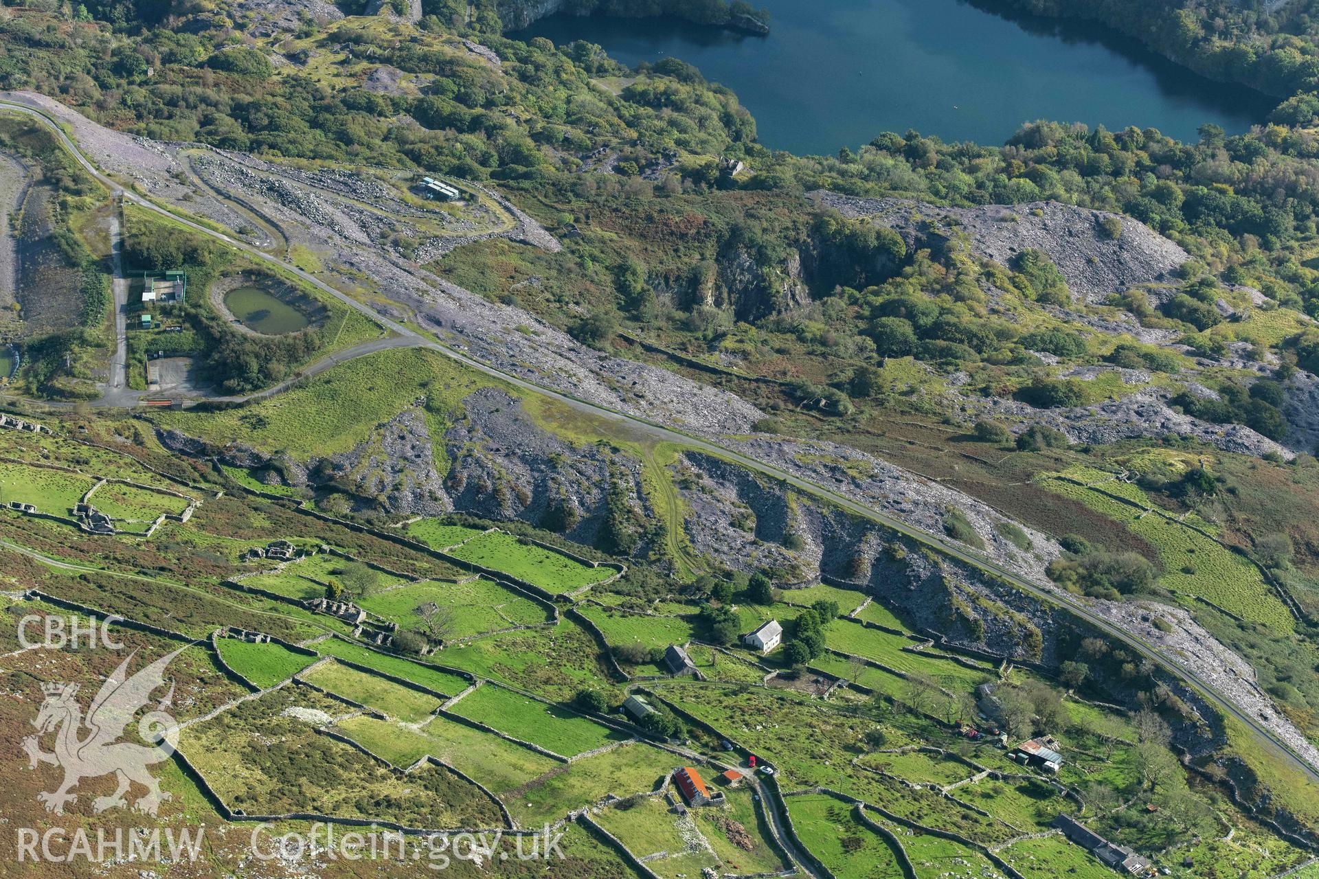 Blaen y Cae slate quarry, from north